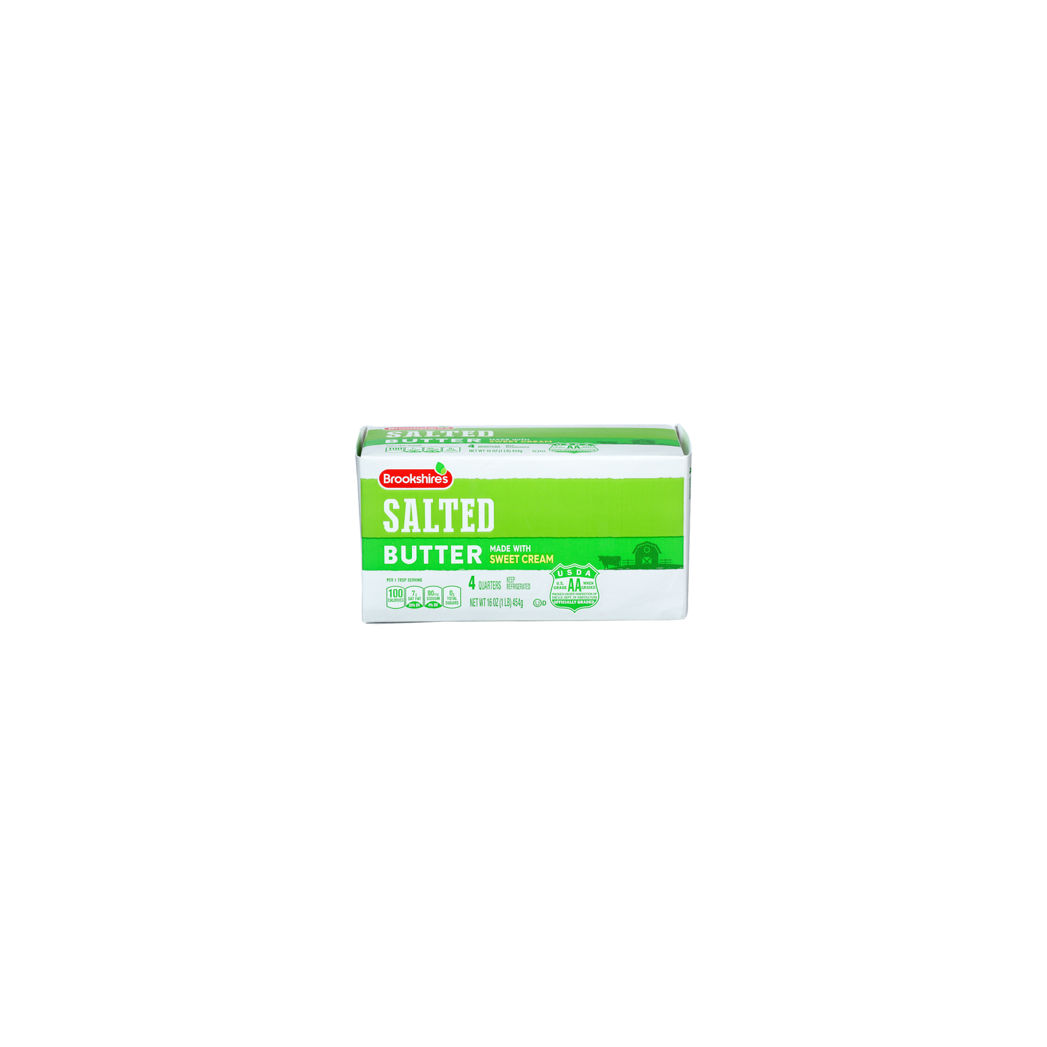 Brookshire's Salted Butter - 4 Ounce - 4 Count Image 1 of 4