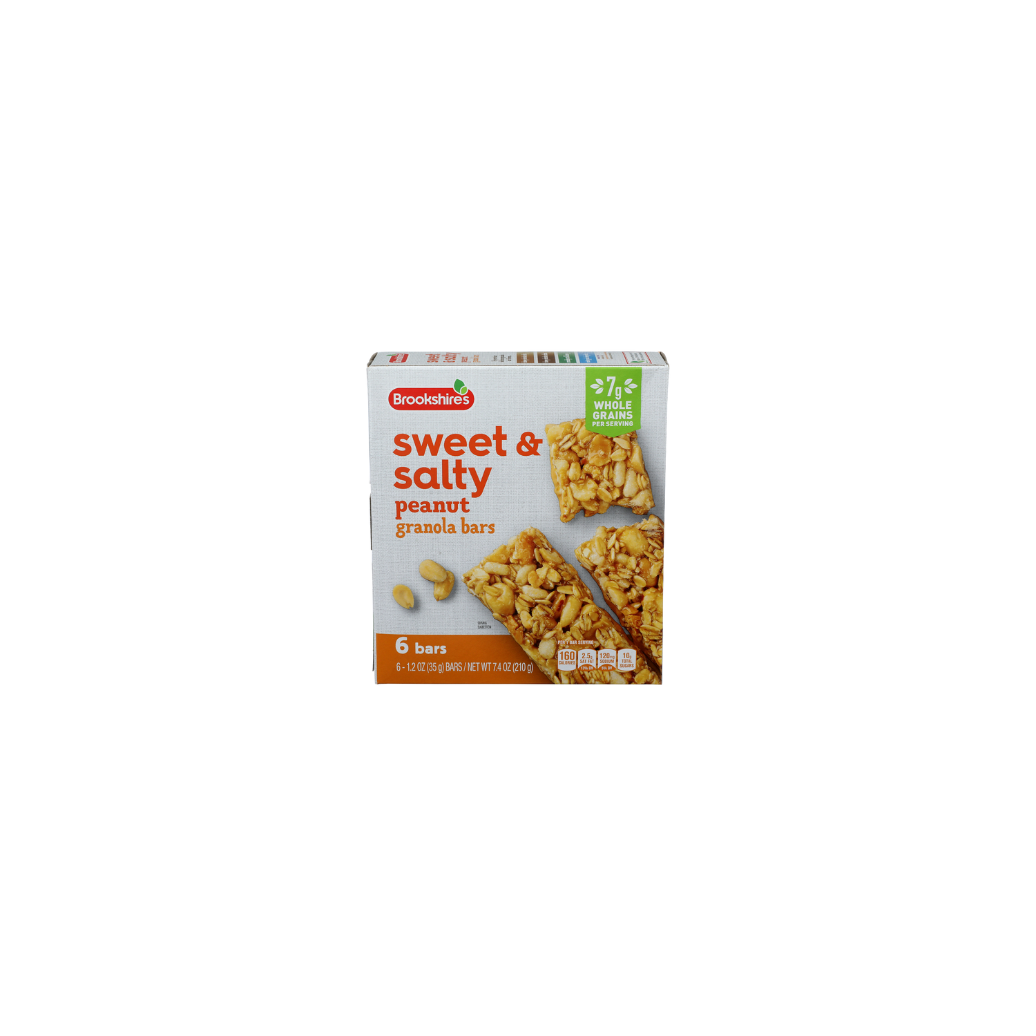 Brookshire's Peanut Sweet & Salty Granola Bars - 1.233 Ounce - 6 Count Image 1 of 4