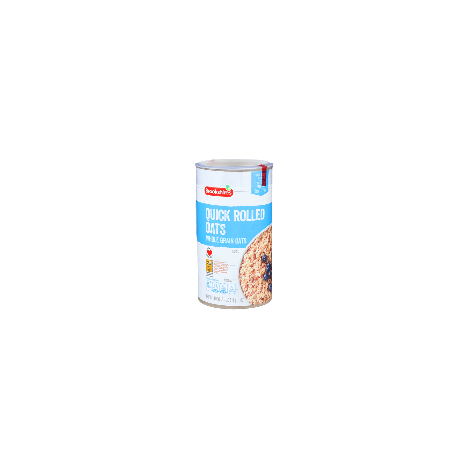 Brookshire's Quick Rolled Oats Whole Grain - 18 Ounce Image 1 of 4