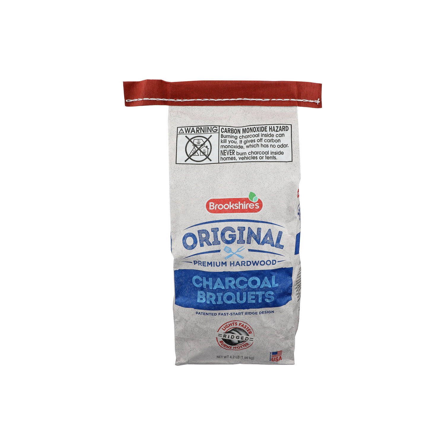Brookshire's Original Premium Hardwood Charcoal Briquets - 4.2 Pound Image 1 of 2