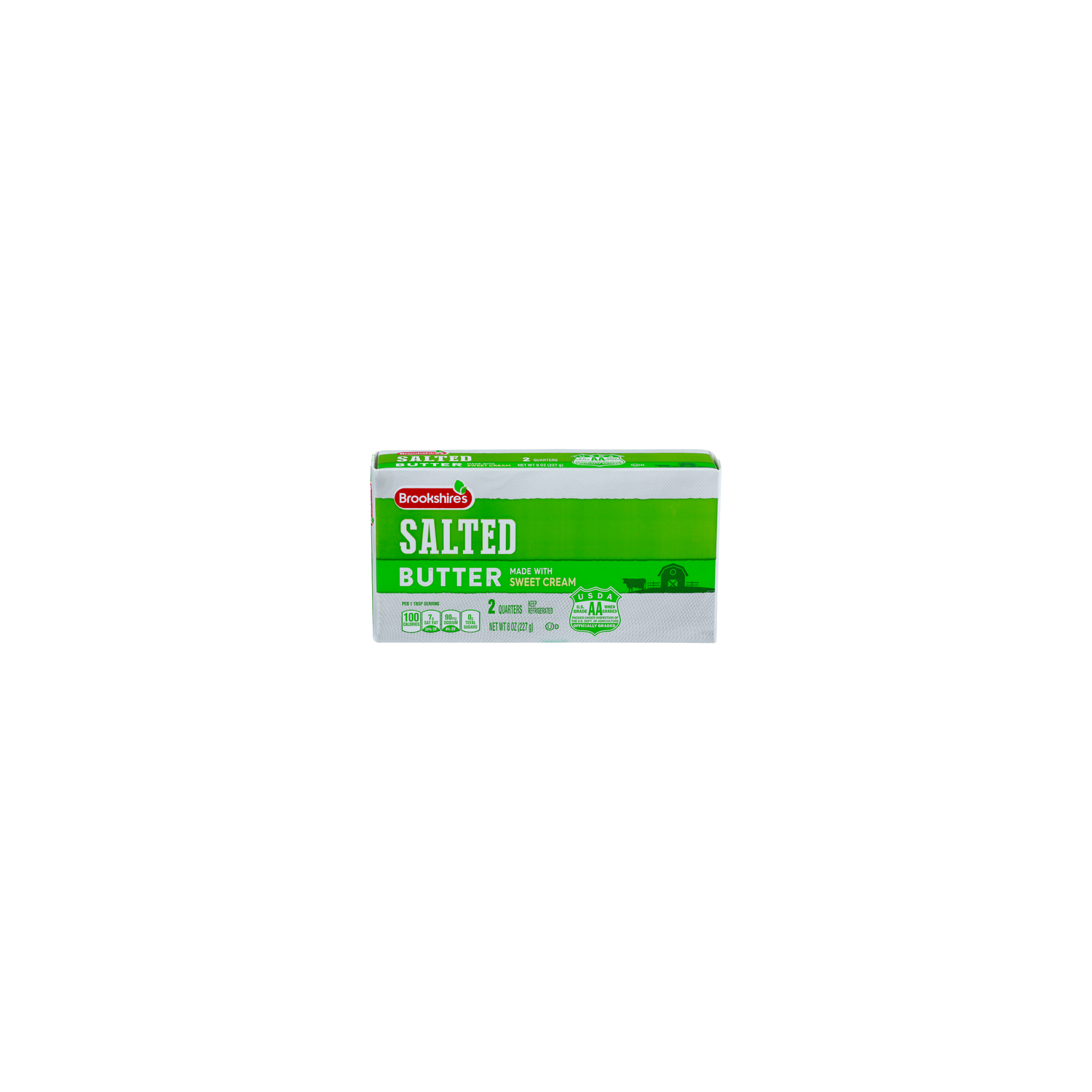 Brookshire's Salted Butter - 4 Ounce - 2 Count Image 1 of 4