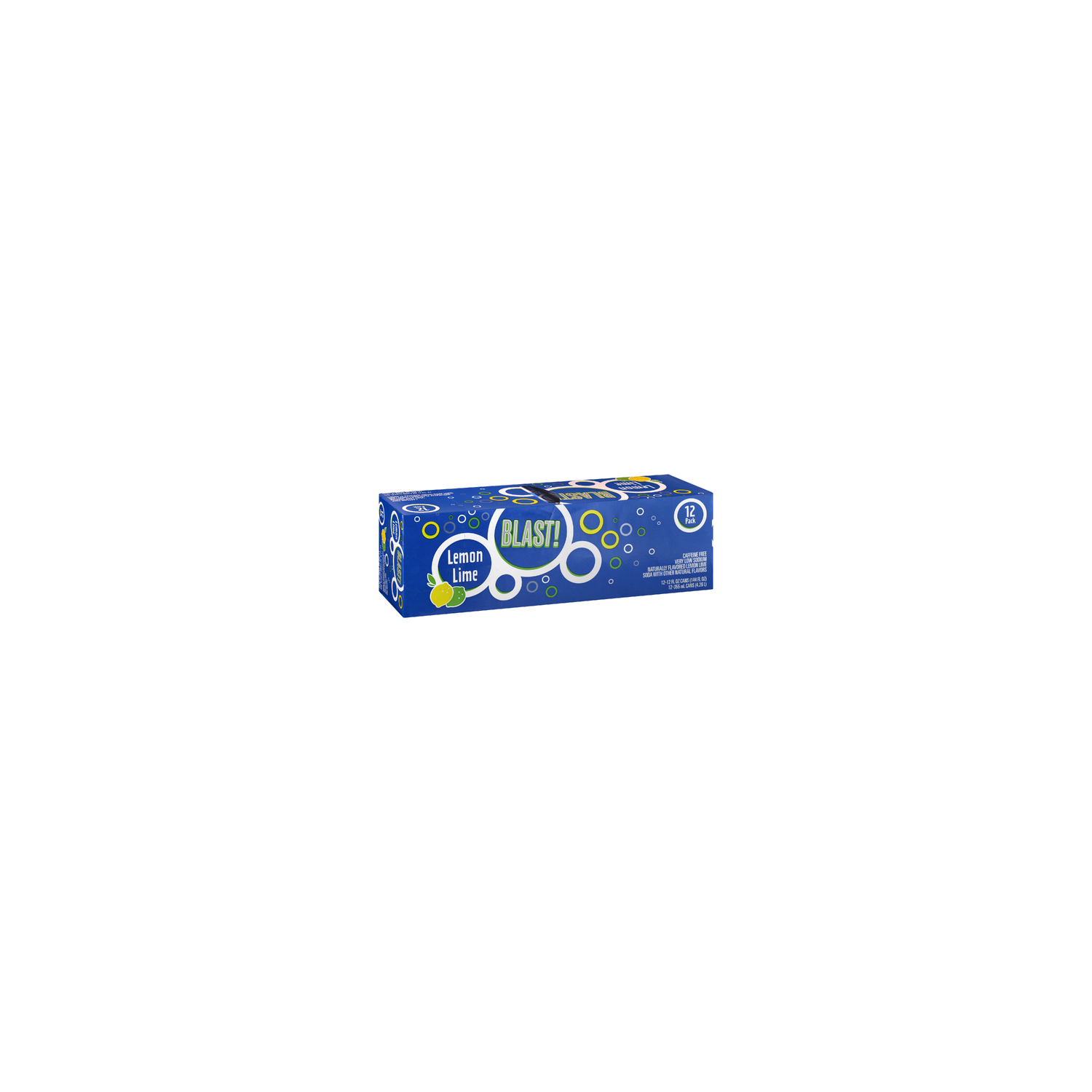 Brookshire's BLAST! Lemon Lime Soda - 12 Count Image 1 of 4