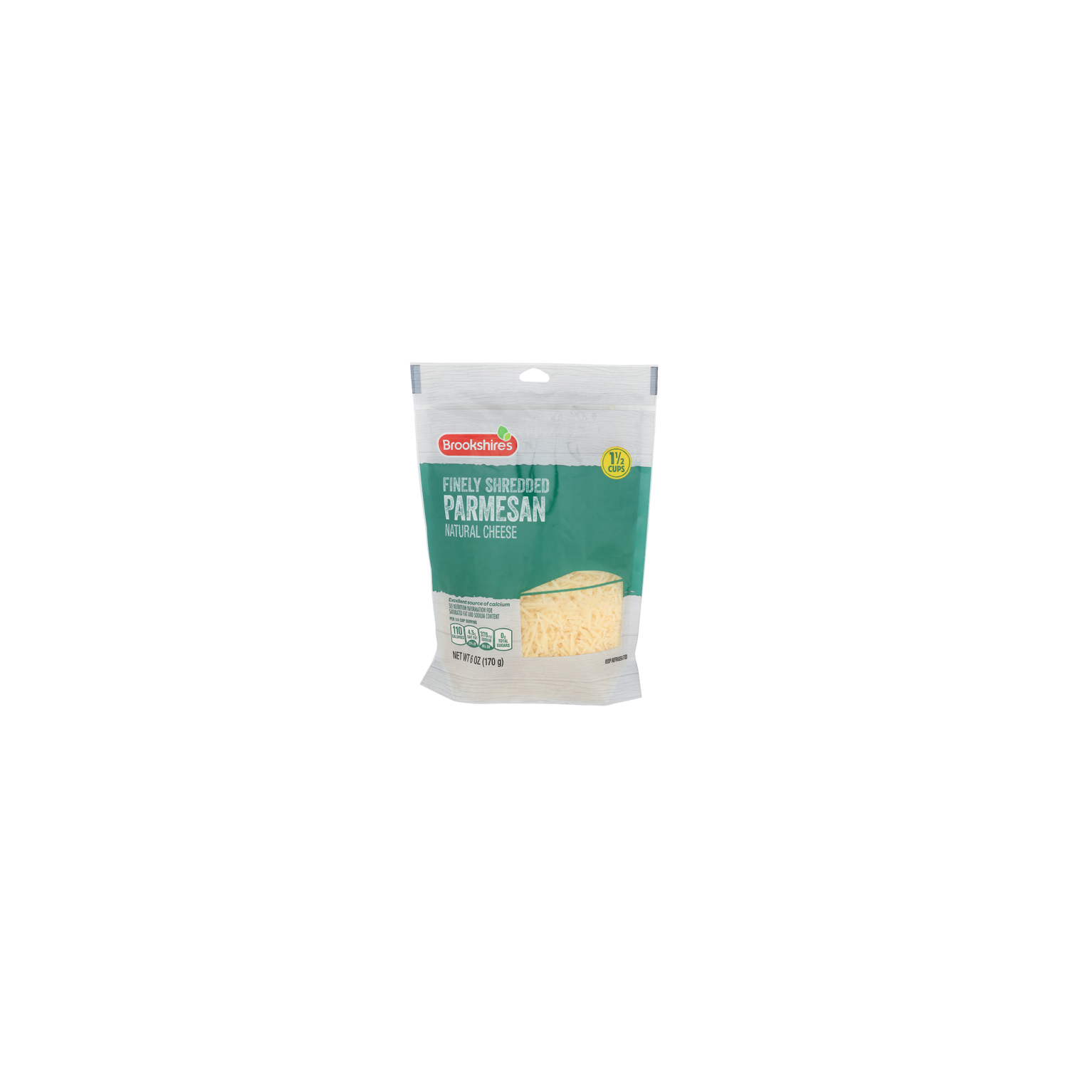 Brookshire's Finely Shredded Parmesan Cheese - 6 Ounce Image 1 of 4