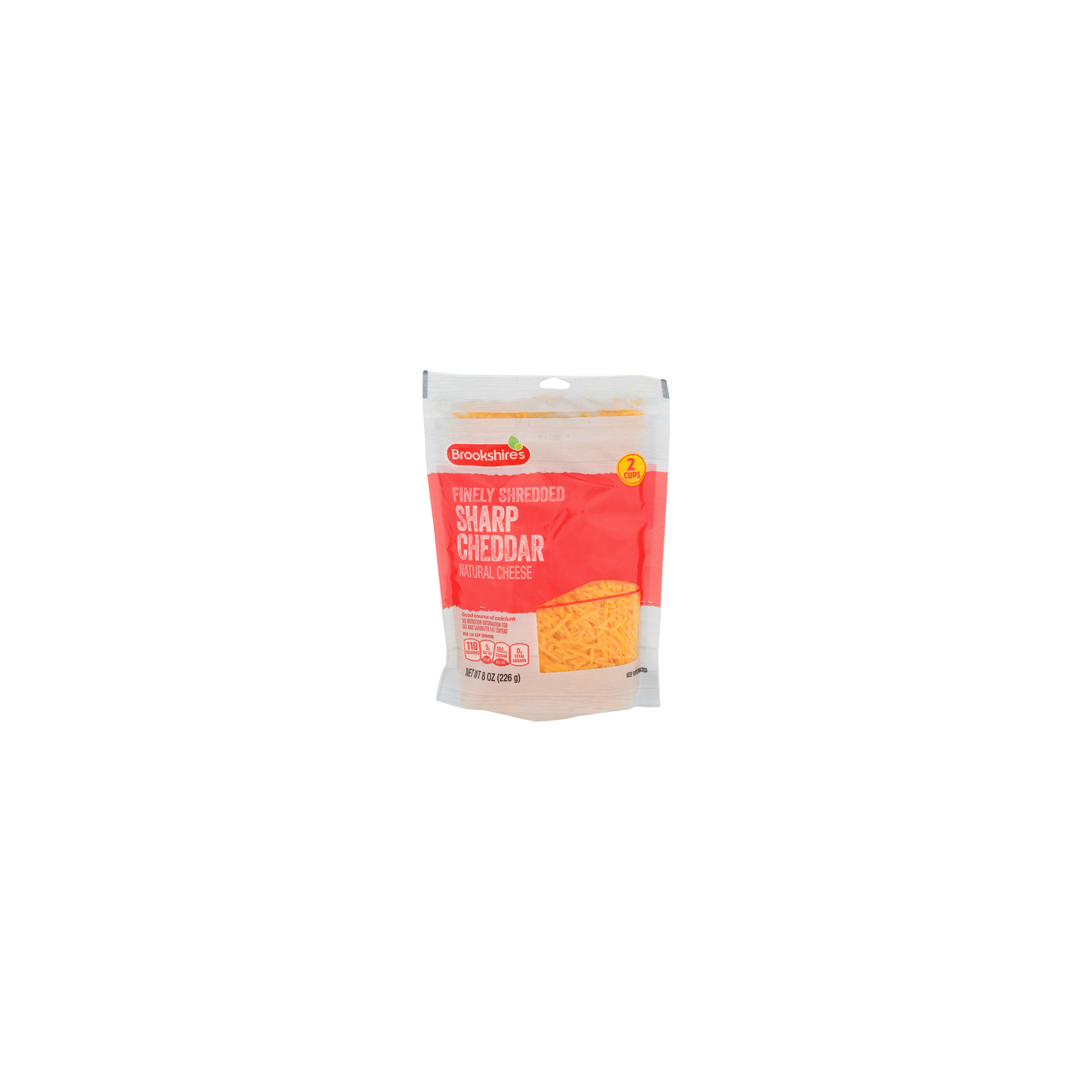 Brookshire's Finely Shredded Sharp Cheddar Cheese - 8 Ounce Image 1 of 4