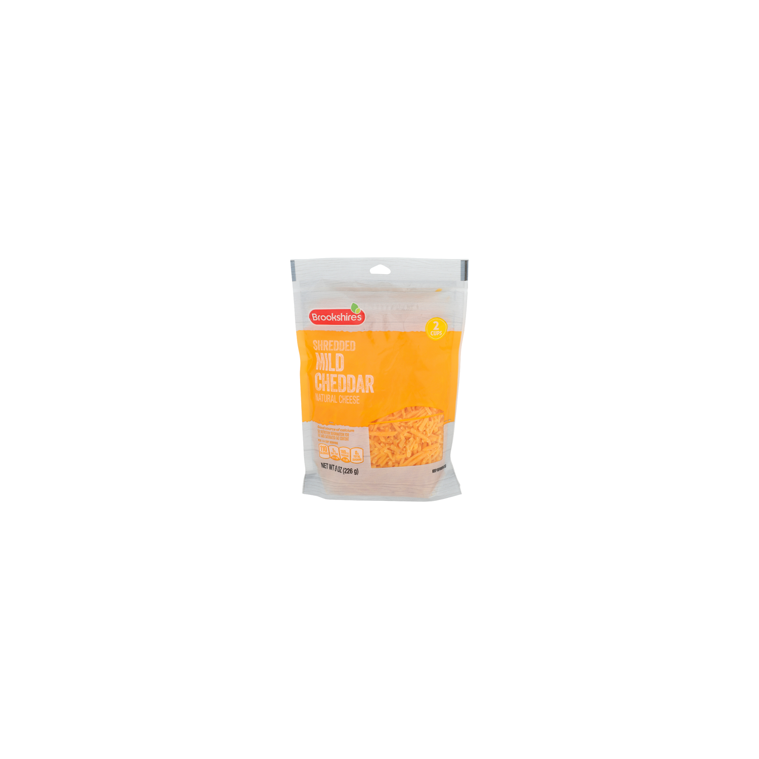 Brookshire's Shredded Mild Cheddar Cheese - 8 Ounce Image 1 of 4