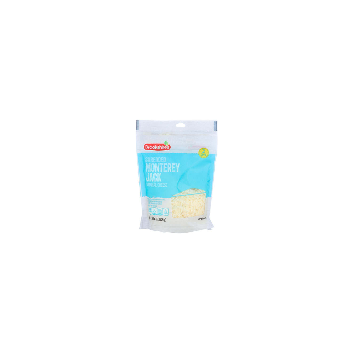 Brookshire's Shredded Monterey Jack Cheese - 8 Ounce Image 1 of 4