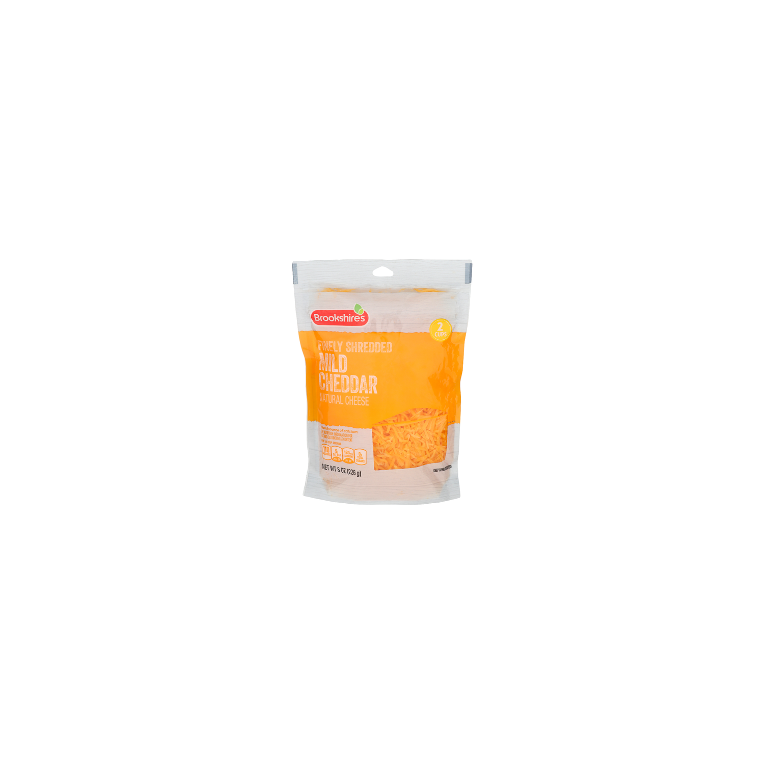 Brookshire's Finely Shredded Mild Cheddar Cheese - 8 Ounce Image 1 of 4