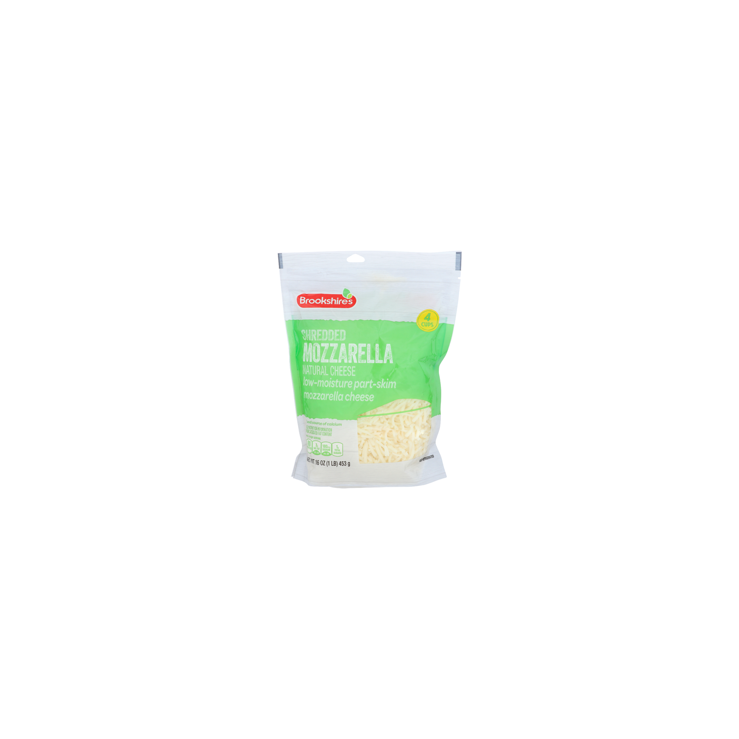 Brookshire's Shredded Mozzarella Cheese - 16 Ounce Image 1 of 4