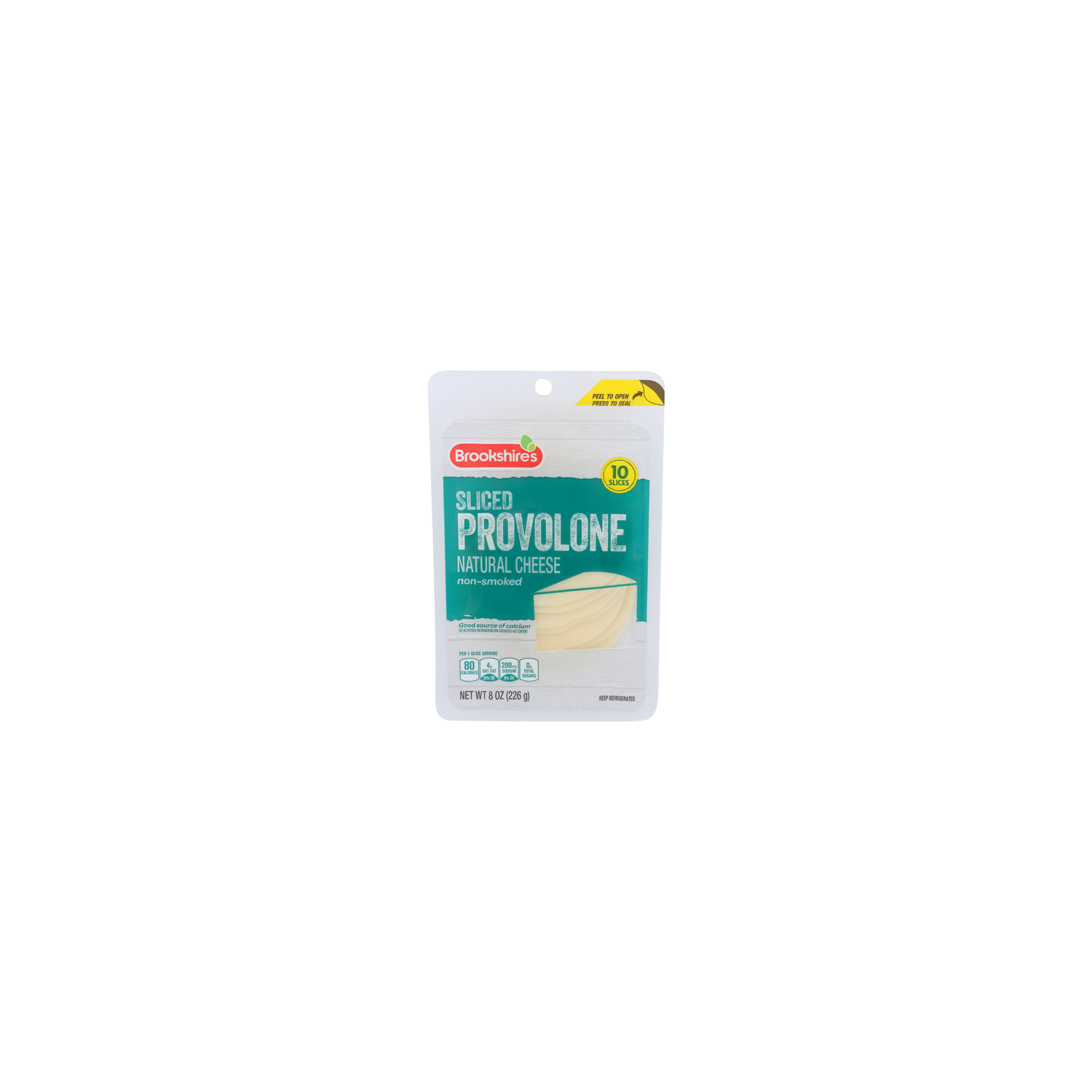 Brookshire's Sliced Provolone Cheese - 0.8 Ounce - 10 Count Image 1 of 4