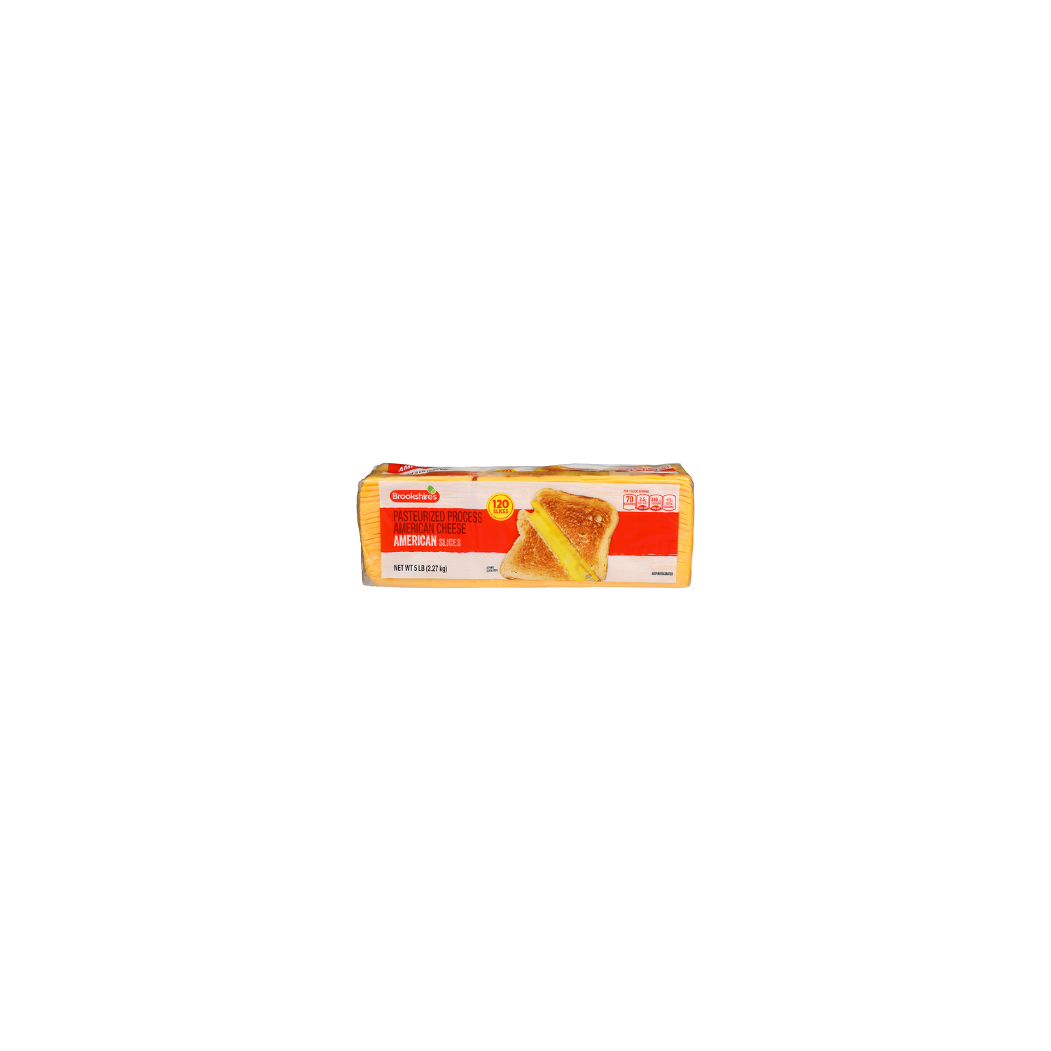 Brookshire's American Cheese Slices - 0.042 Pound - 120 Count Image 1 of 4