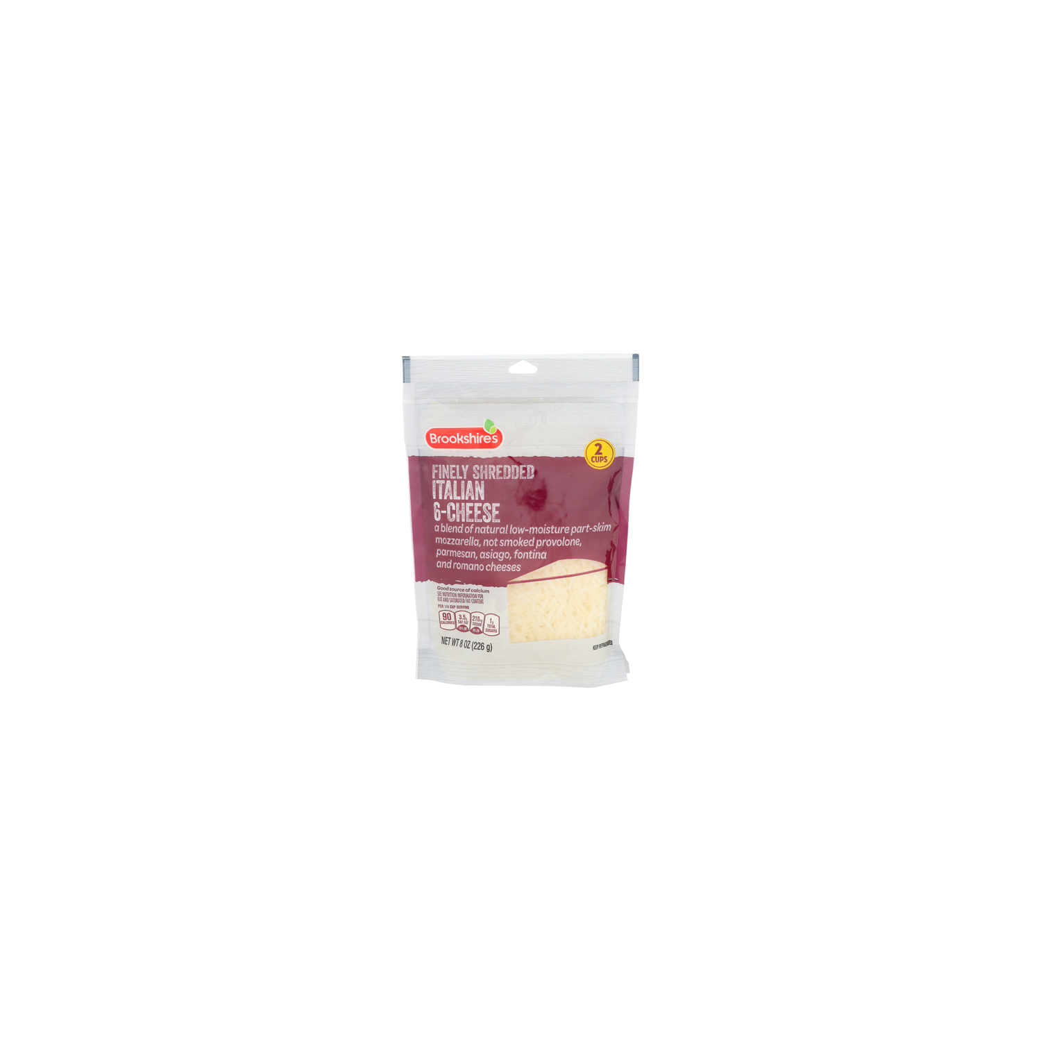 Brookshire's Finely Shredded Italian 6-Cheese - 8 Ounce Image 1 of 4