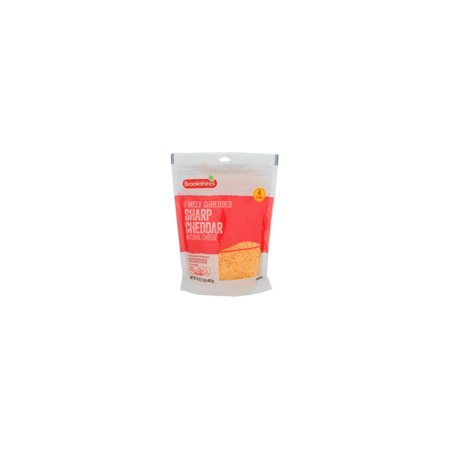 Brookshire's Finely Shredded Sharp Cheddar Cheese - 16 Ounce Image 1 of 4