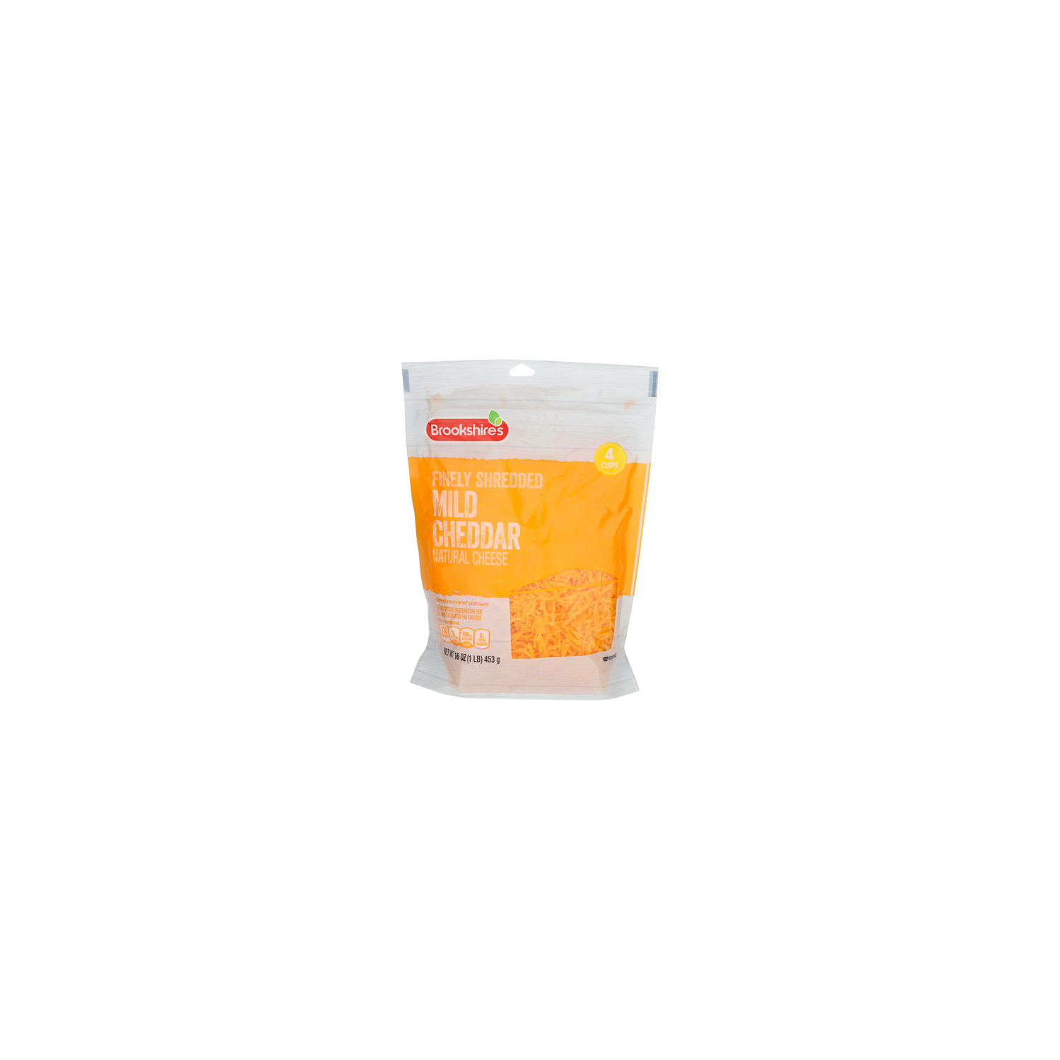 Brookshire's Finely Shredded Mild Cheddar Cheese - 16 Ounce Image 1 of 4
