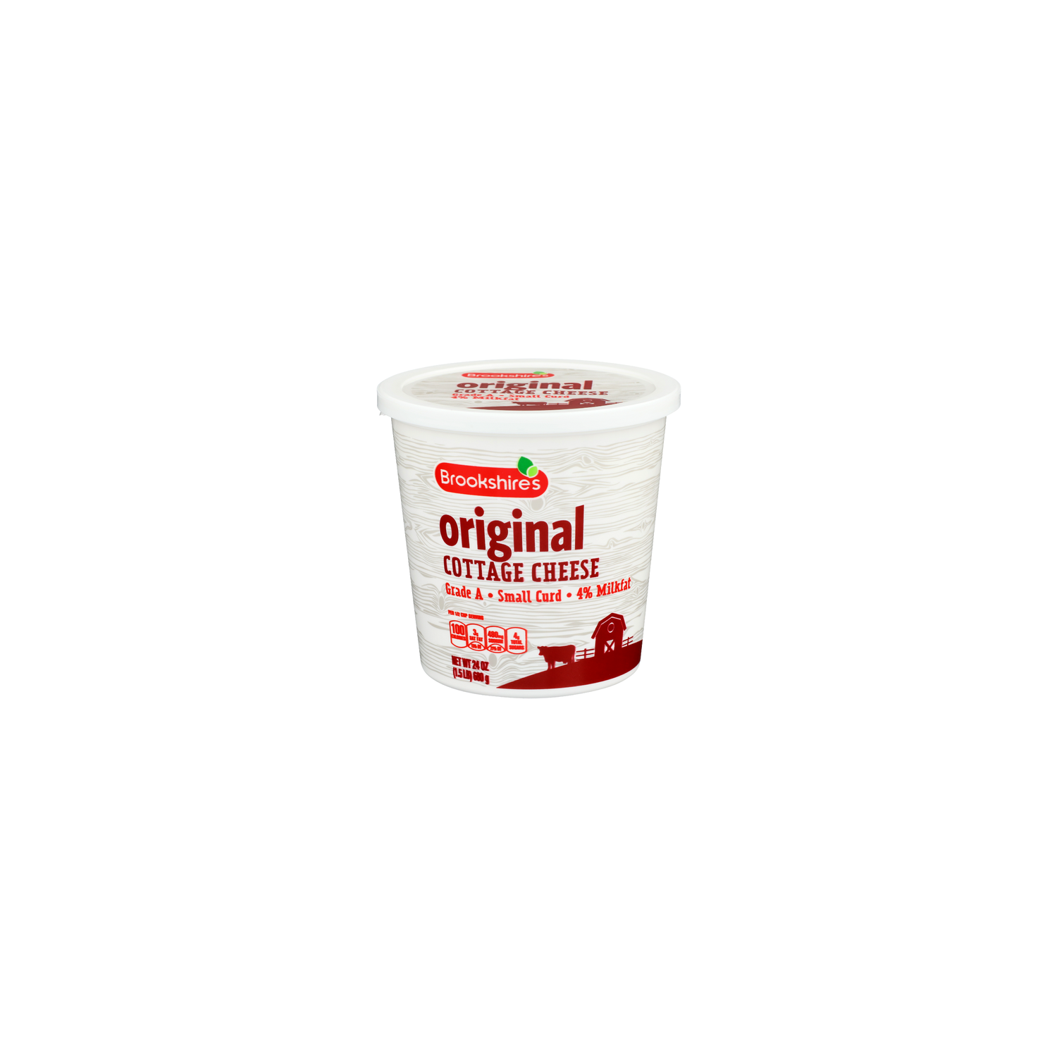 Brookshire's Original Cottage Cheese - 24 Ounce Image 1 of 4
