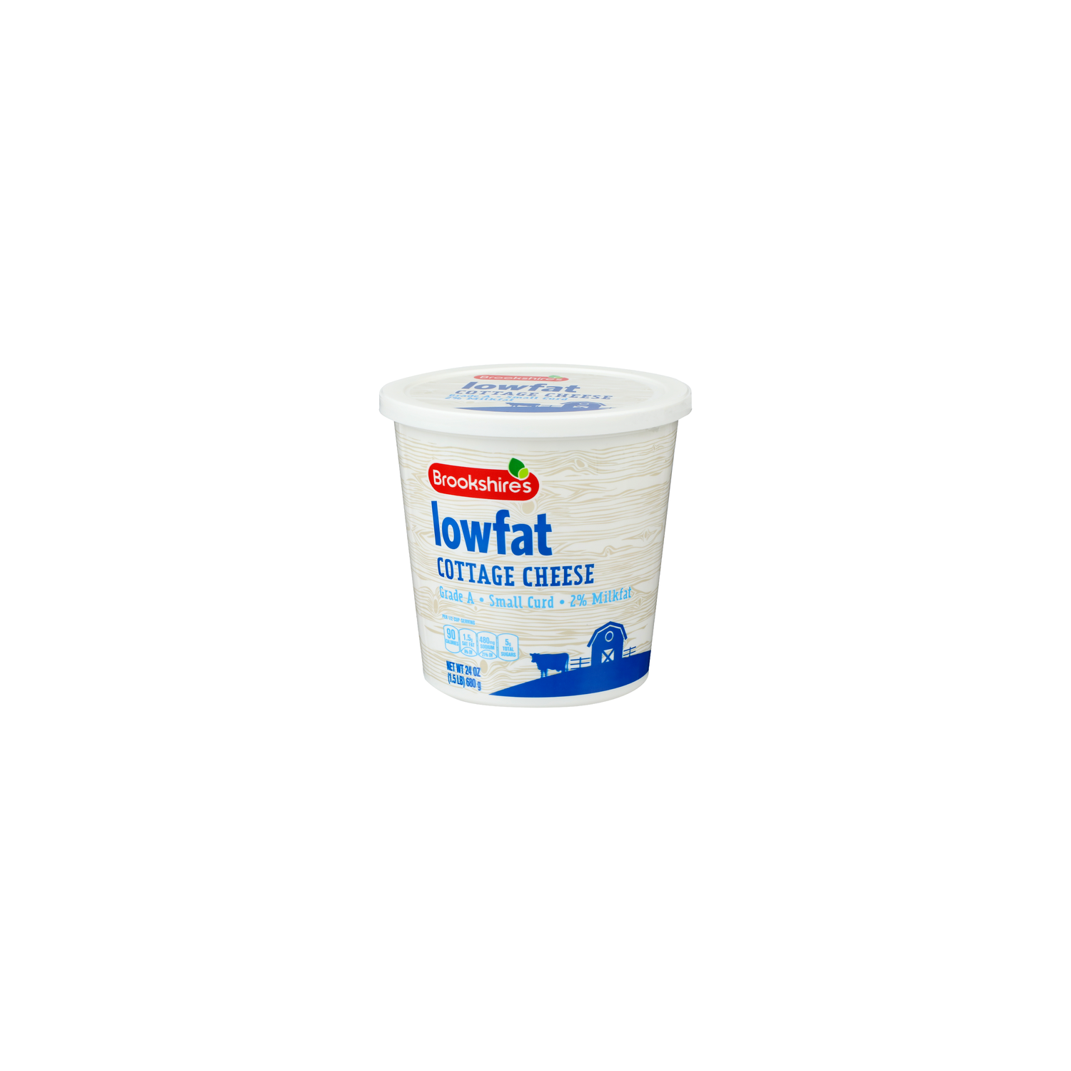 Brookshire's Lowfat Cottage Cheese - 24 Ounce Image 1 of 4