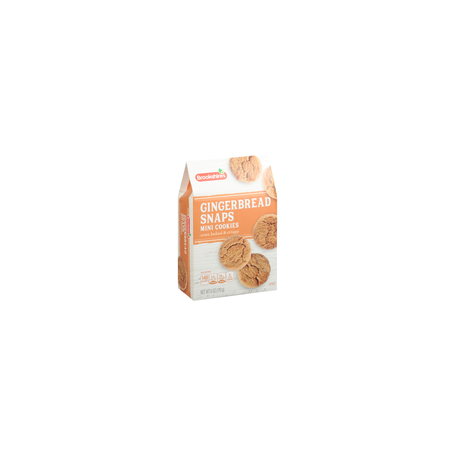 Brookshire's Gingerbread Snaps Mini Cookies - 6 Ounce Image 1 of 4
