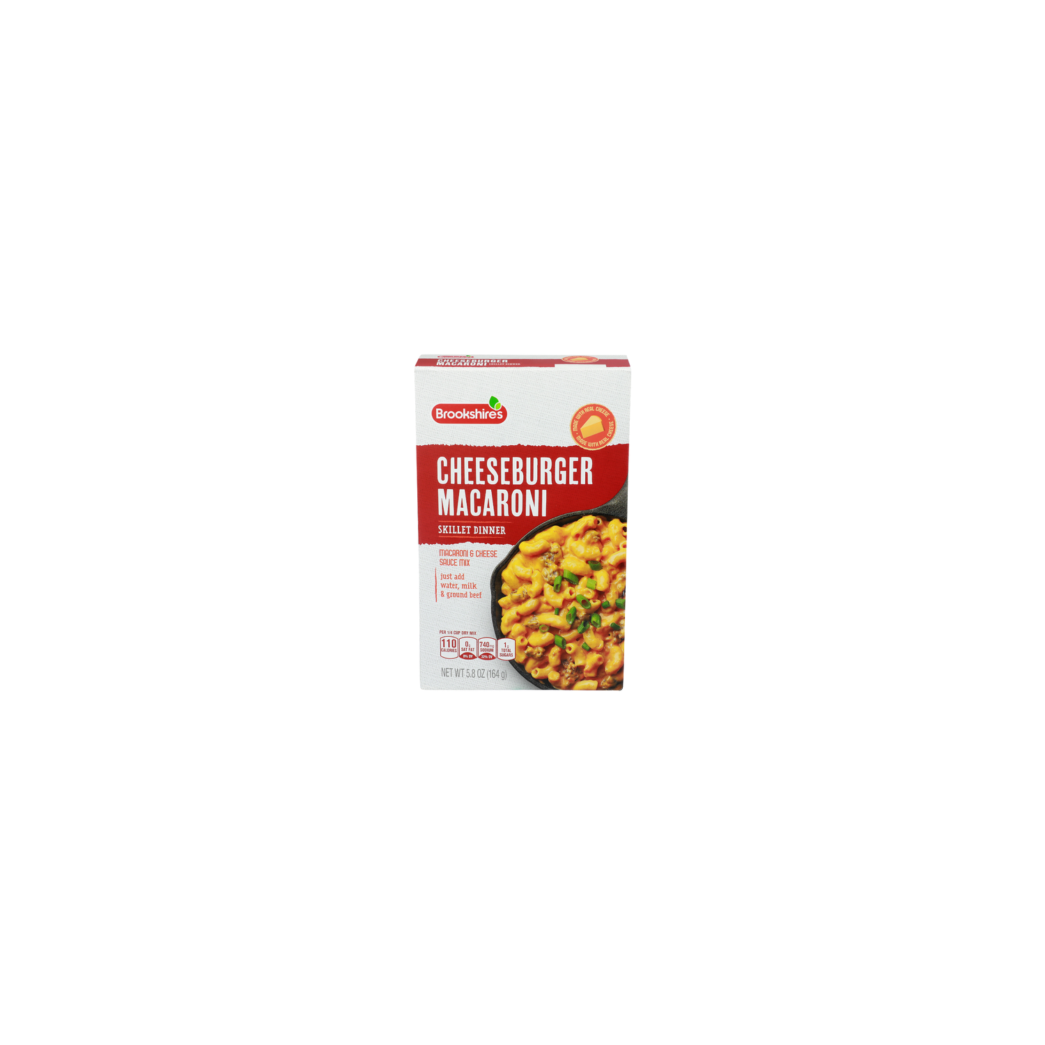 Brookshire's Cheeseburger Macaroni Macaroni & Cheese Sauce Mix Skillet Dinner - 5.8 Ounce Image 1 of 4