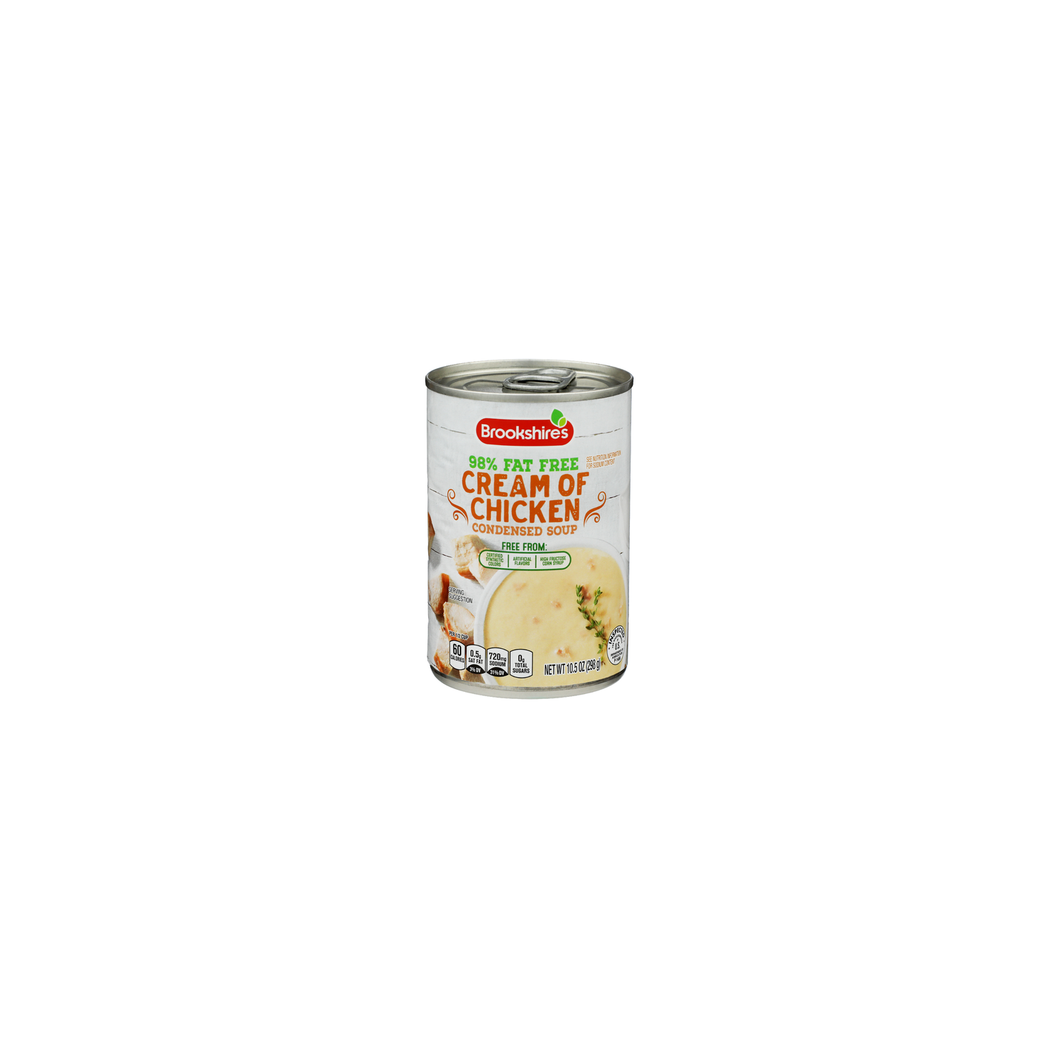 Brookshire's 98% Fat Free Condensed Cream Of Chicken Soup - 10.5 Ounce Image 1 of 2