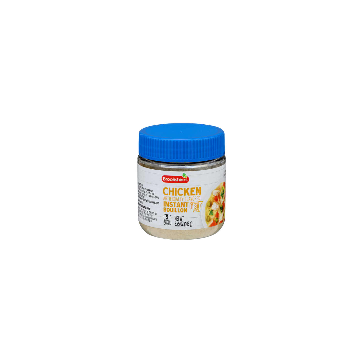 Brookshire's Chicken Instant Bouillon - 0.125 Ounce - 30 Count Image 1 of 4