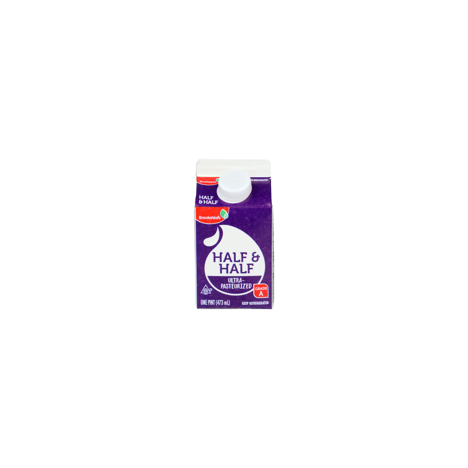 Brookshire's Half and Half - 1 Pint Image 1 of 4