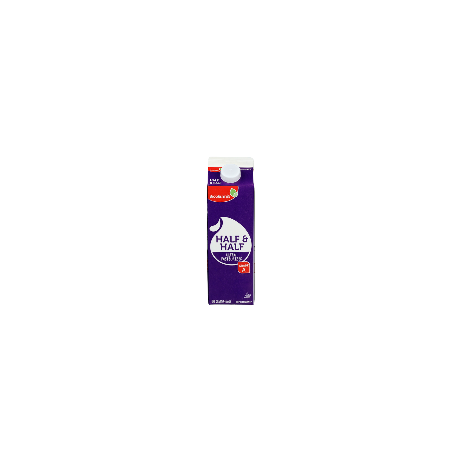 Brookshire's Half and Half - 1 Quart Image 1 of 4