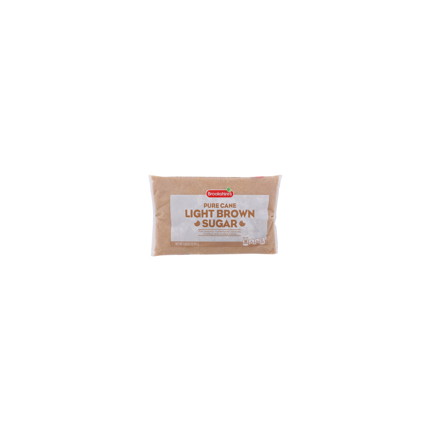 Brookshire's Pure Cane Light Brown Sugar - 2 Pound Image 1 of 4