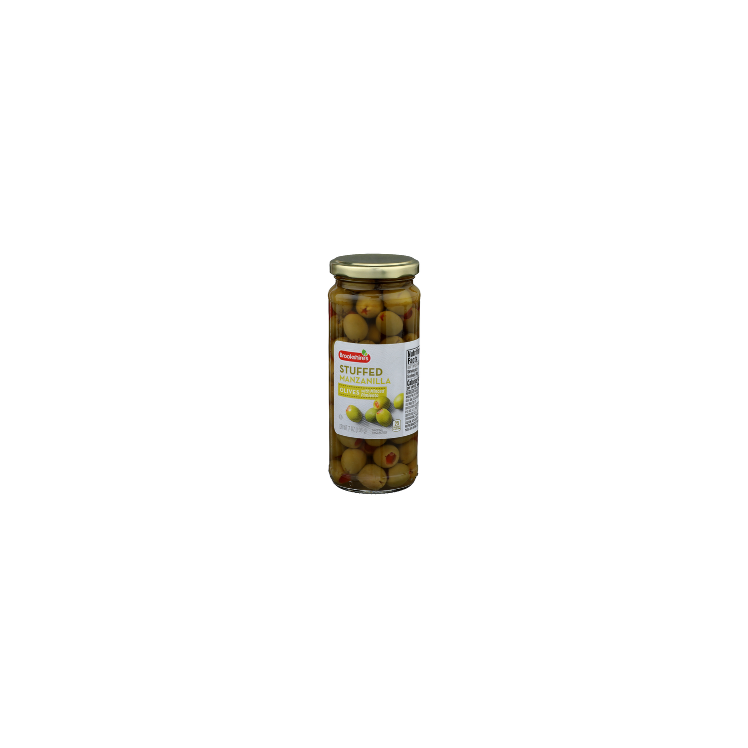 Brookshire's Stuffed Manzanilla Olives With Minced Pimiento - 7 Ounce Image 1 of 4