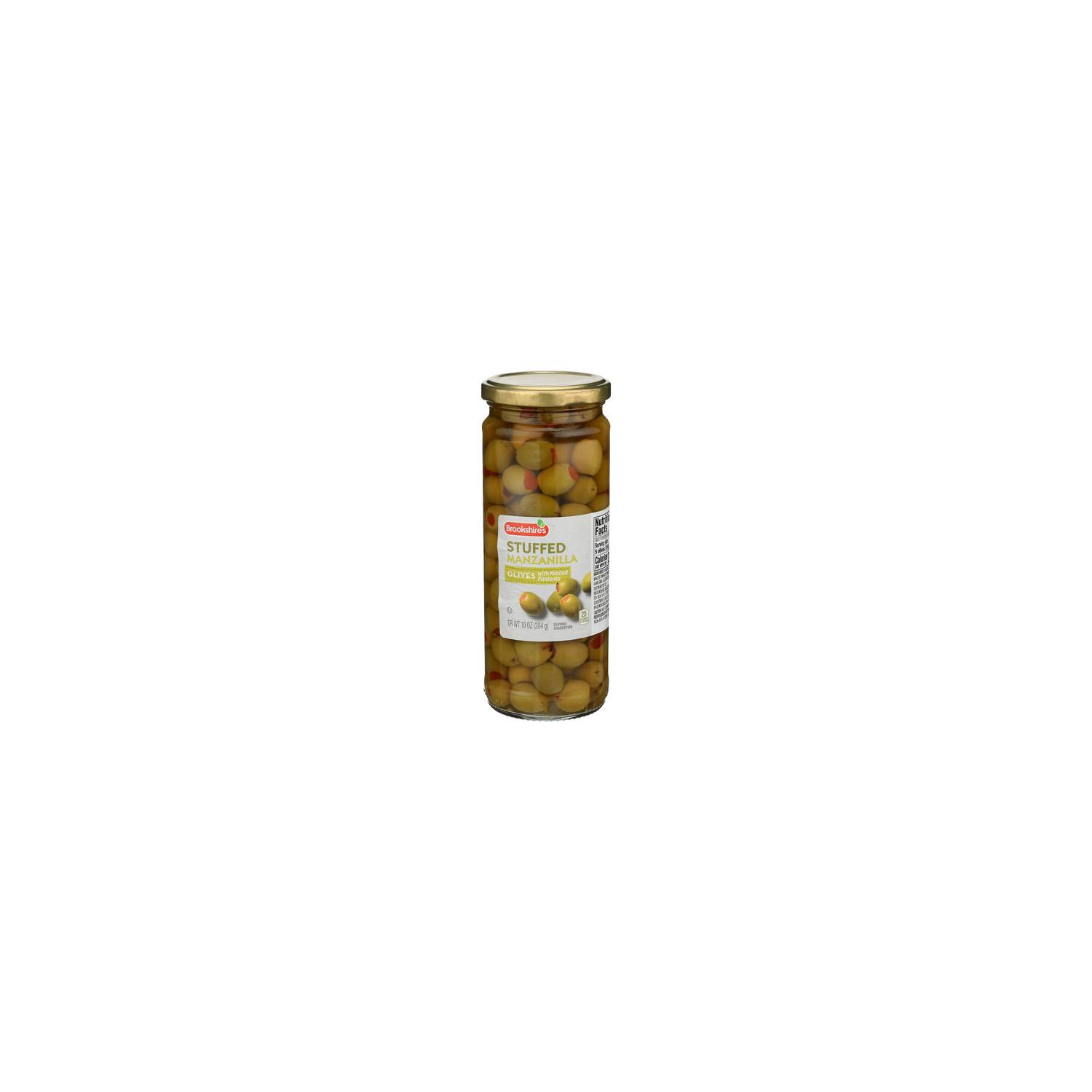 Brookshire's Stuffed Manzanilla Olives With Minced Pimiento - 10 Ounce Image 1 of 4