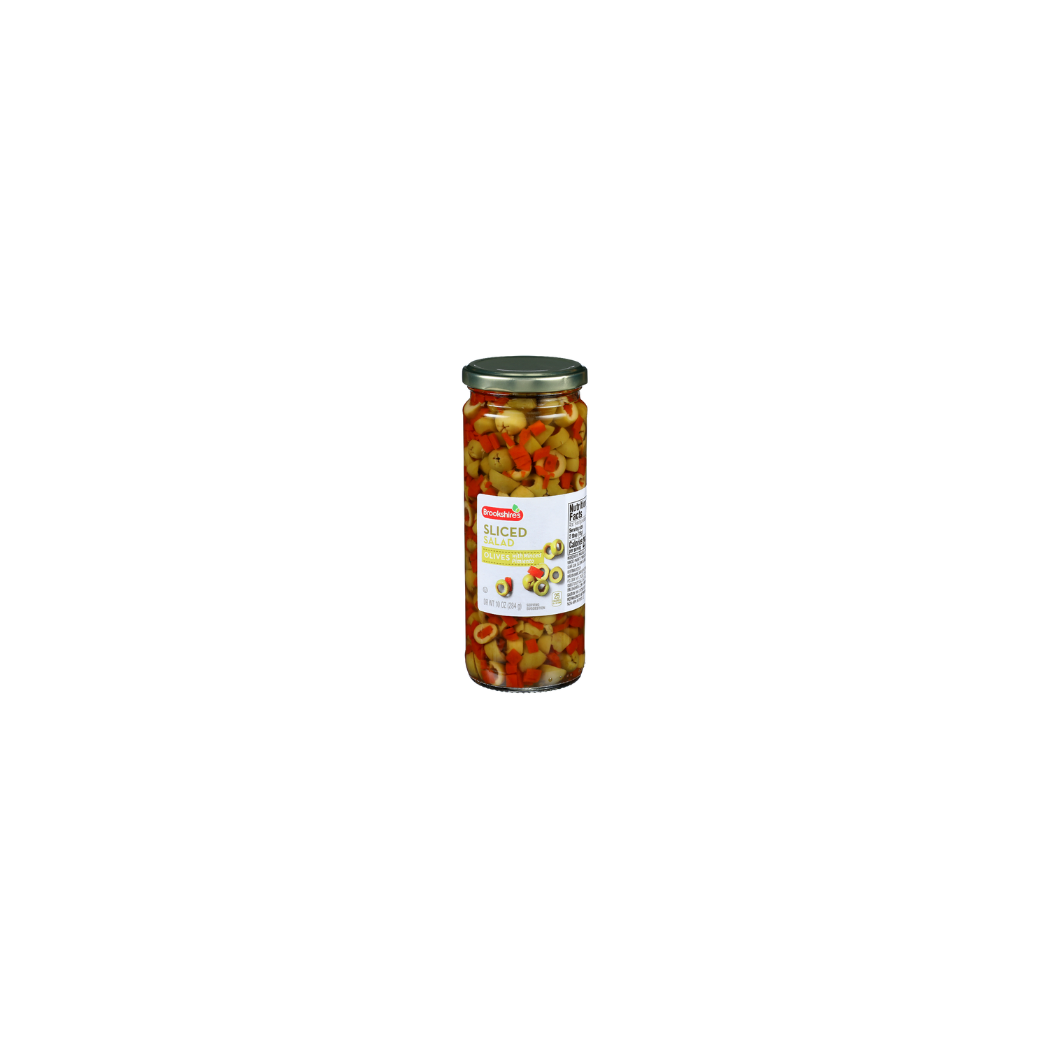 Brookshire's Sliced Salad Olives With Minced Pimiento - 10 Ounce Image 1 of 4