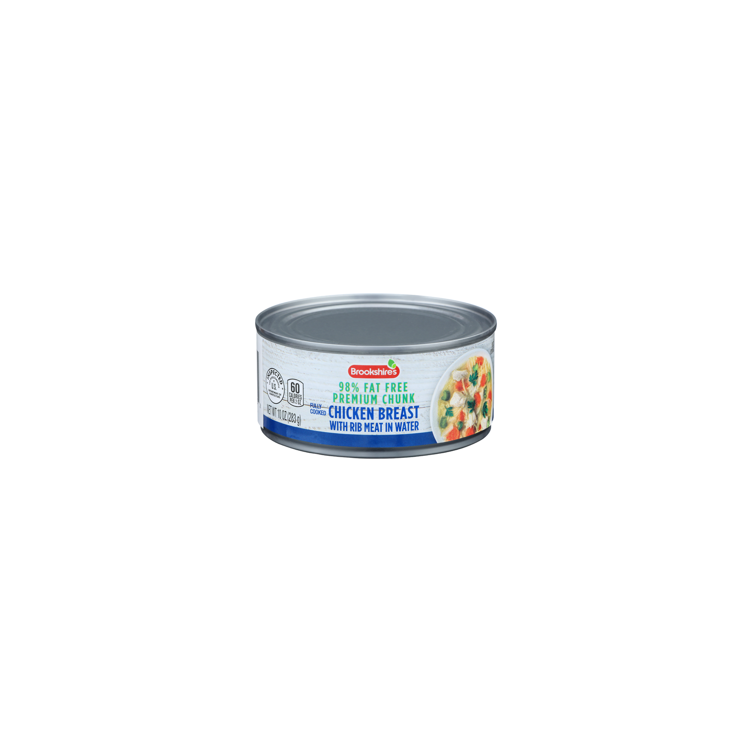 Brookshire's 98% Fat Free Premium Chunk Chicken Breast In Water - 10 Ounce Image 1 of 4