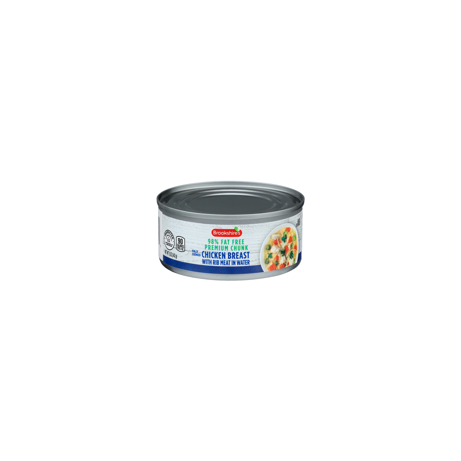 Brookshire's 98% Fat Free Premium Chunk Chicken Breast - 5 Ounce Image 1 of 4