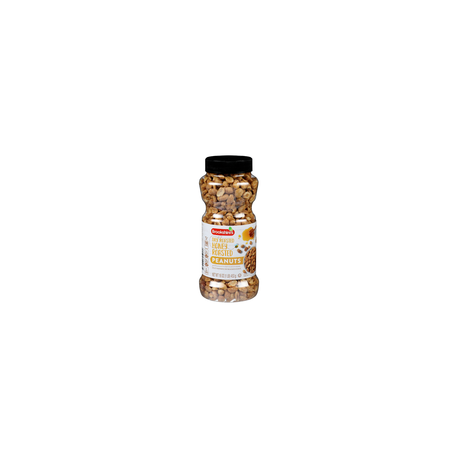 Brookshire's Dry Roasted Honey Peanuts - 16 Ounce Image 1 of 4