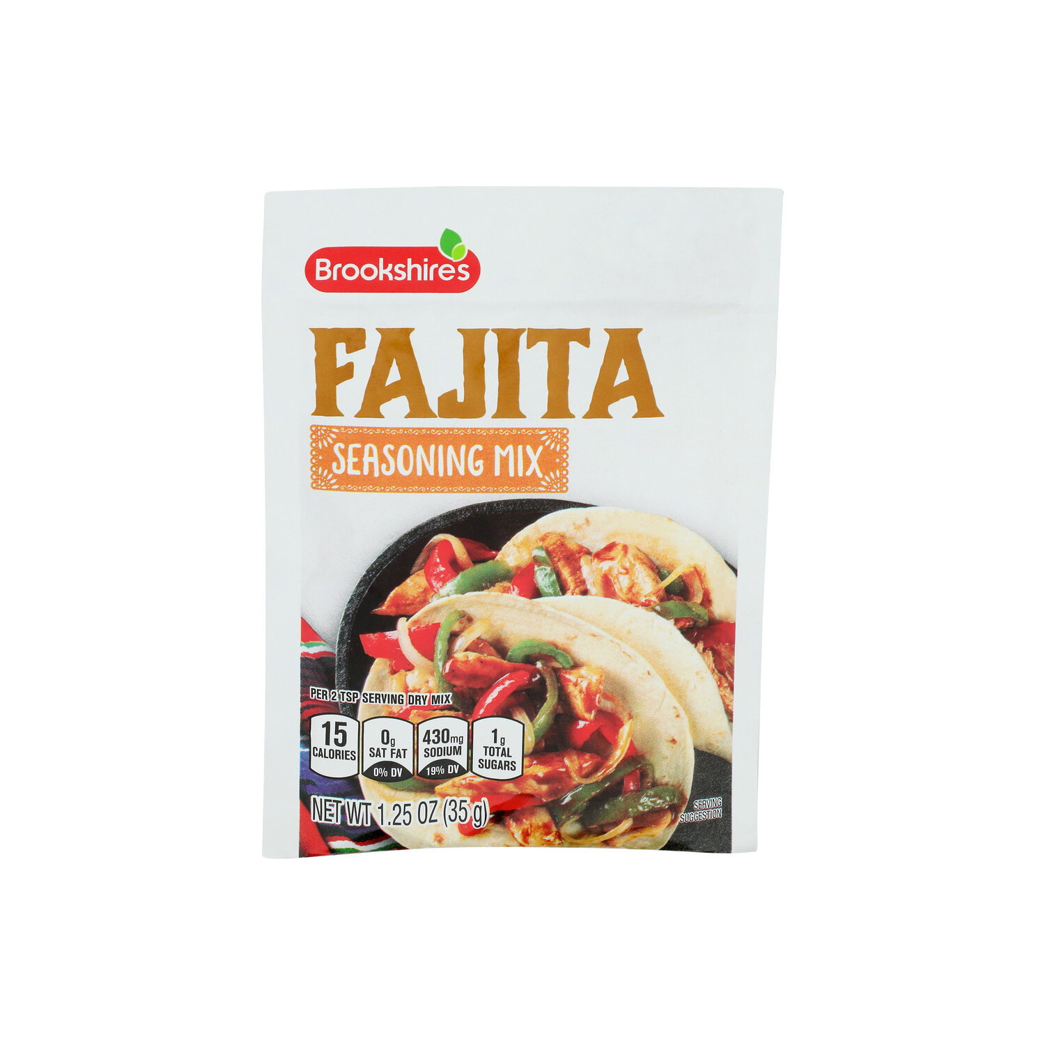 Brookshire's Fajita Seasoning Mix - 1.25 Ounce Image 1 of 4