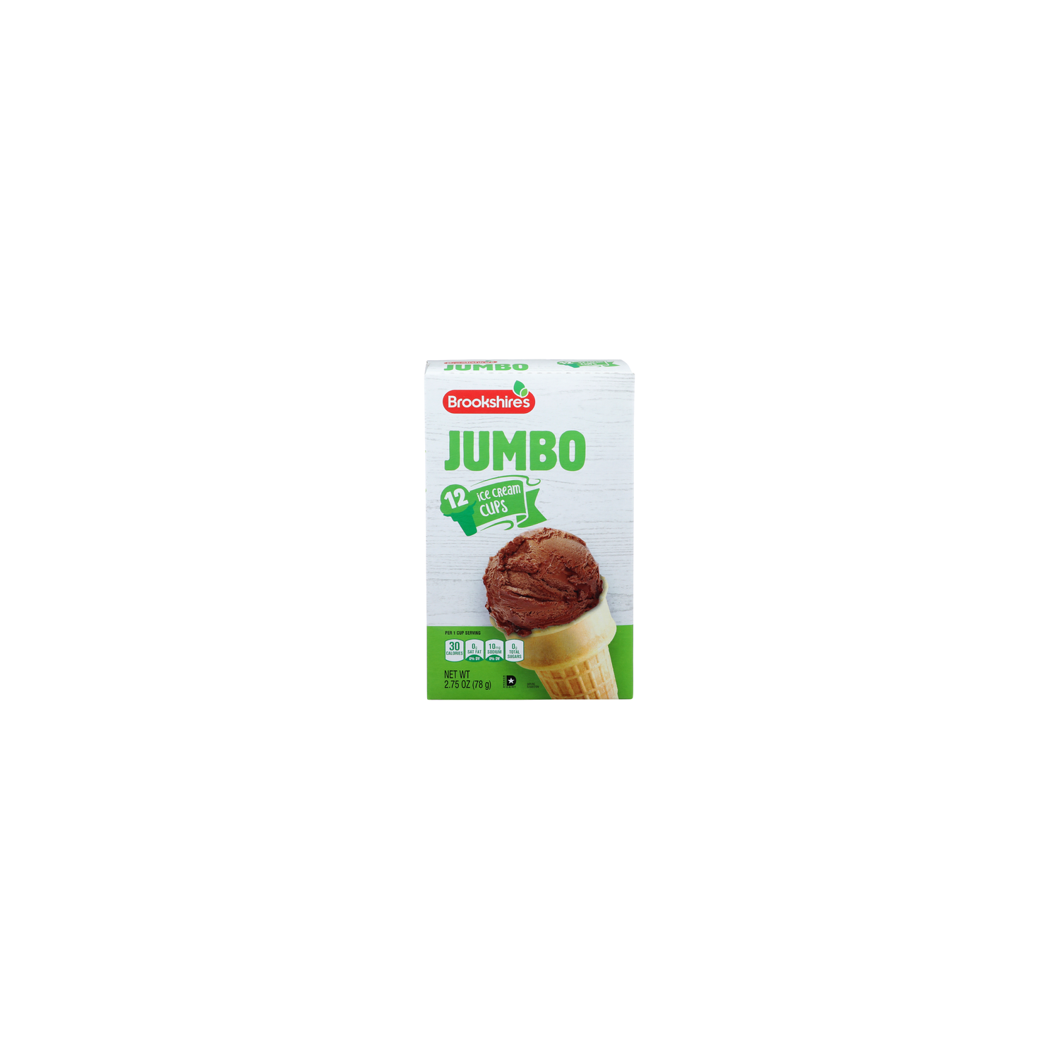 Brookshire's Jumbo Ice Cream Cups - 0.229 Ounce - 12 Count Image 1 of 4