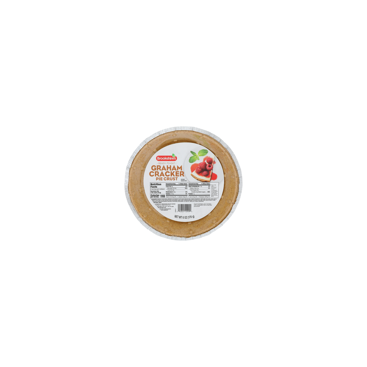 Brookshire's Graham Cracker Pie Crust - 6 Ounce Image 1 of 4