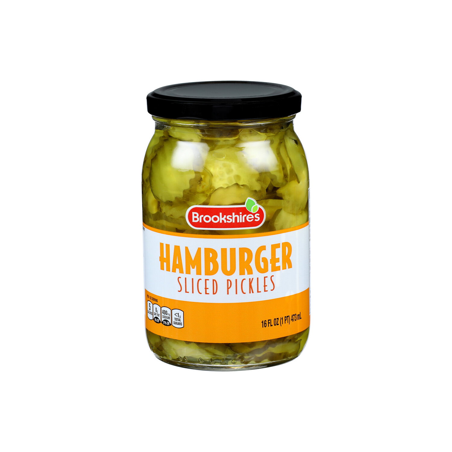 Brookshire's Hamburger Sliced Pickles - 16 Fluid Ounce Image 1 of 4