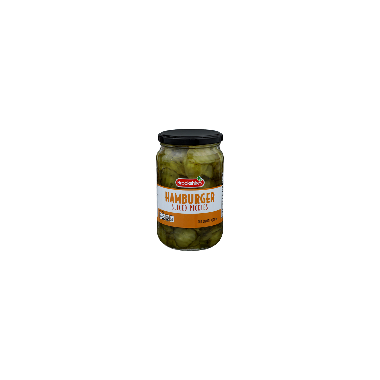 Brookshire's Hamburger Sliced Pickles - 24 Fluid Ounce Image 1 of 4