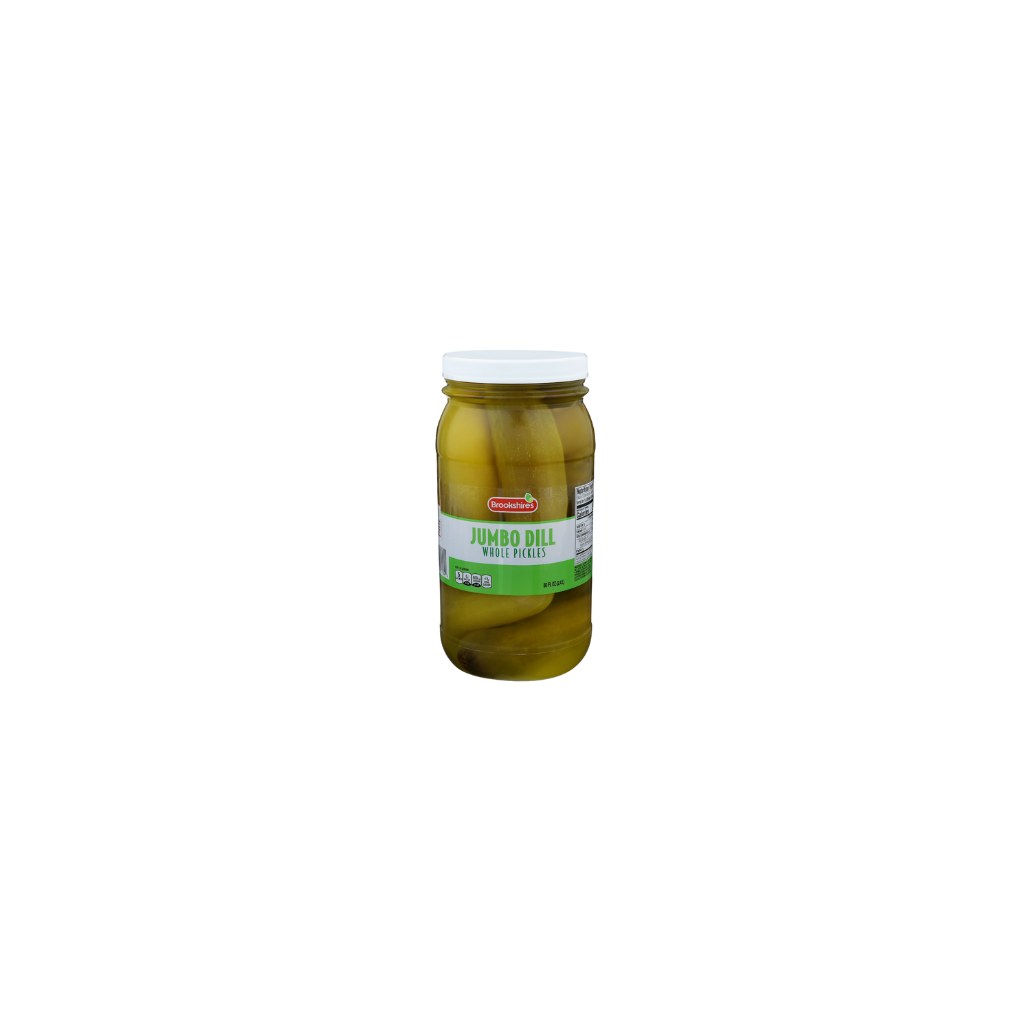 Brookshire's Jumbo Dill Whole Pickles - 80 Fluid Ounce Image 1 of 4