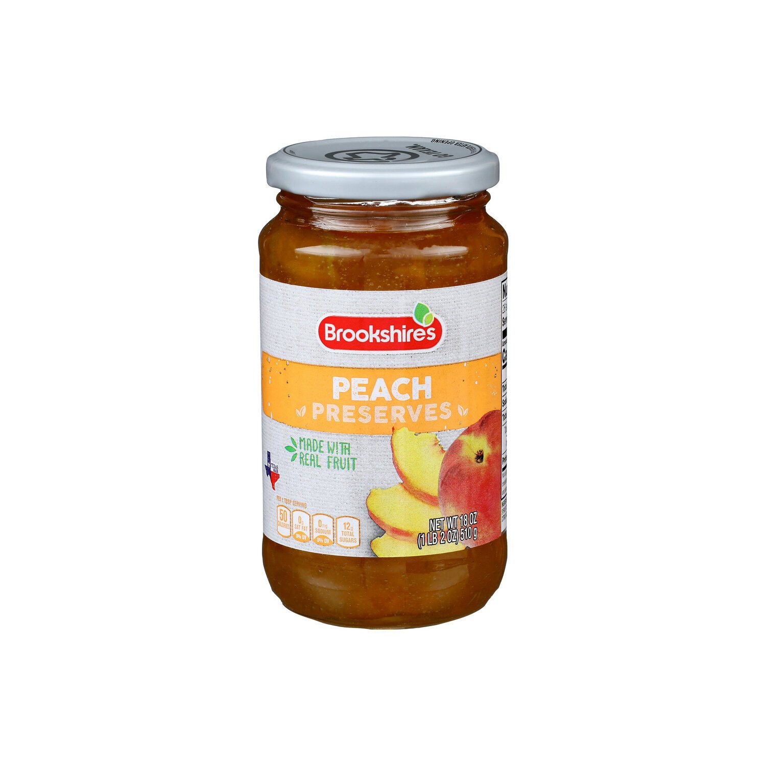 Brookshire's Peach Preserves - 18 Ounce Image 1 of 4