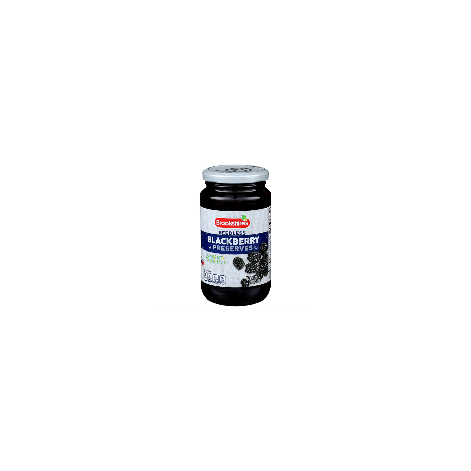 Brookshire's Seedless Blackberry Preserves - 18 Ounce Image 1 of 4