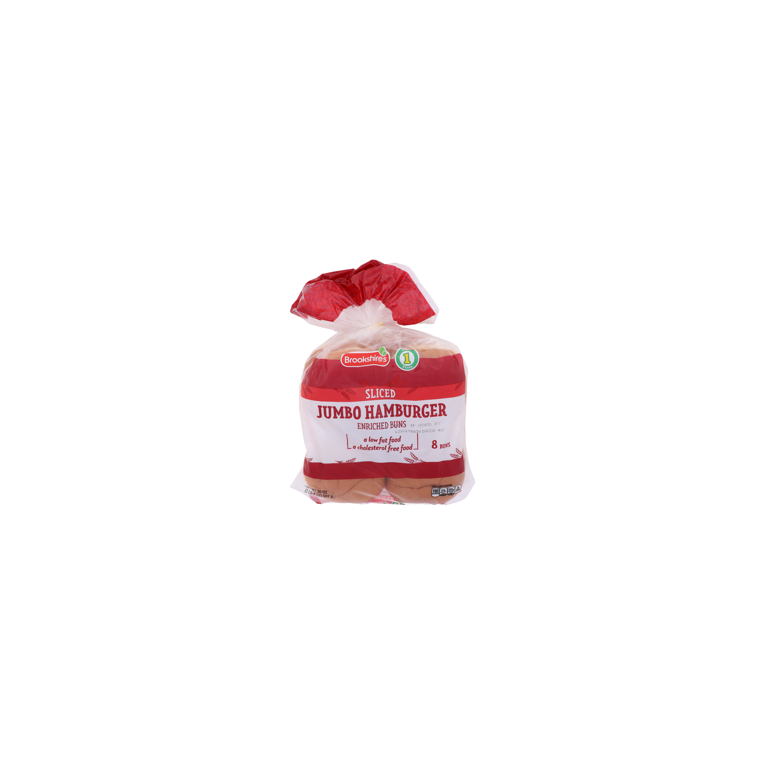 Brookshire's & Super 1 Foods Sliced Jumbo Hamburger Enriched Buns - 2.5 Ounce - 8 Count Image 1 of 4