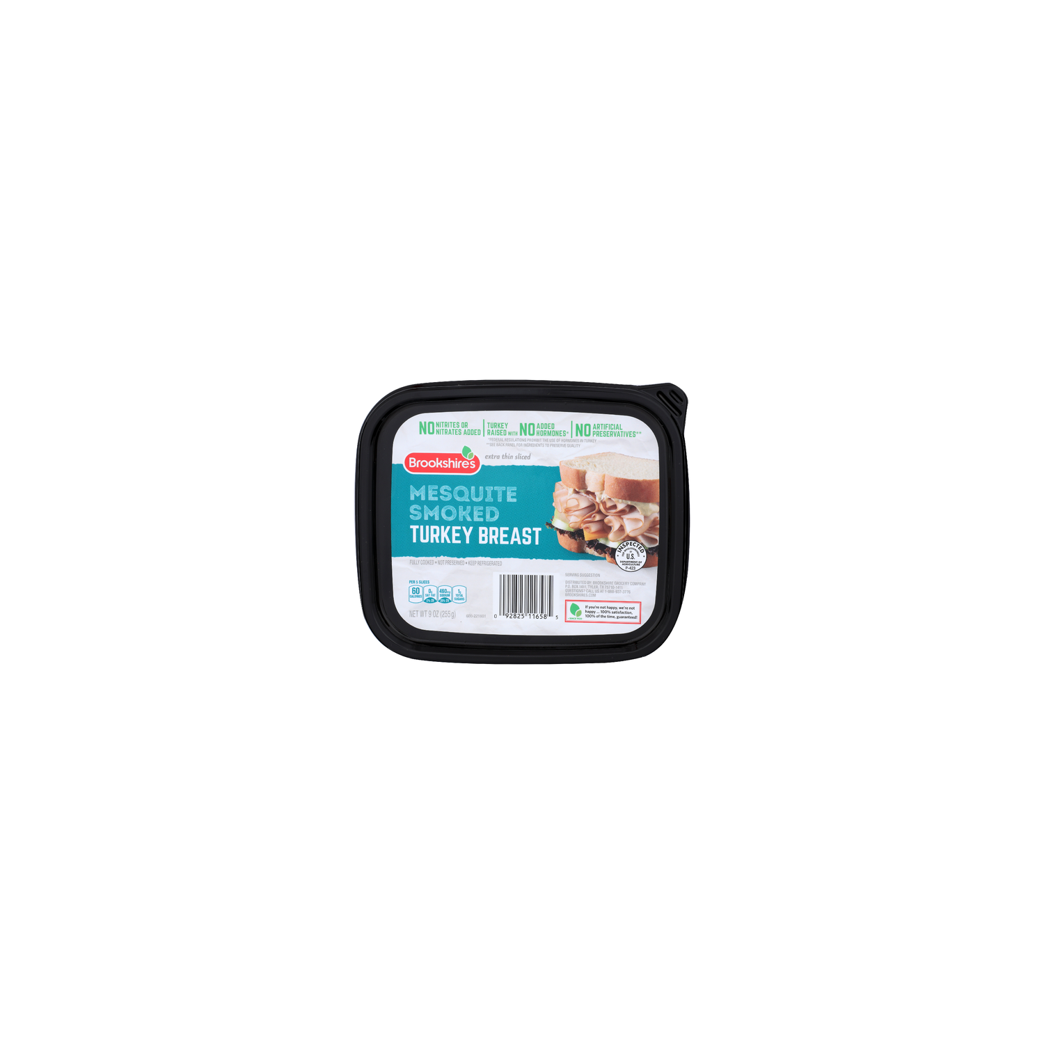 Brookshire's Extra Thin Sliced Mesquite Smoked Turkey Breast - 9 Ounce Image 1 of 4