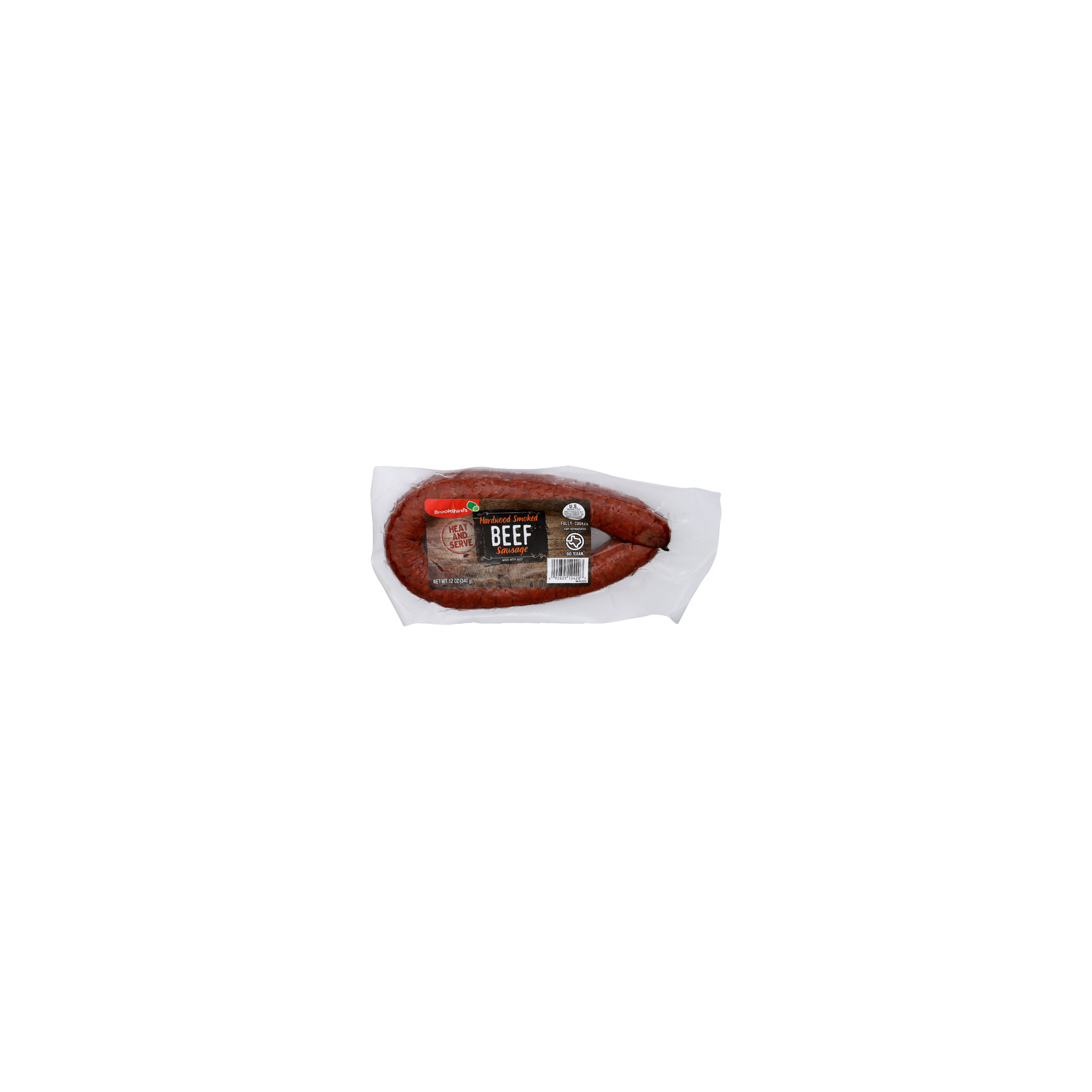 Brookshire's Hardwood Smoked Beef Sausage - 12 Ounce Image 1 of 4