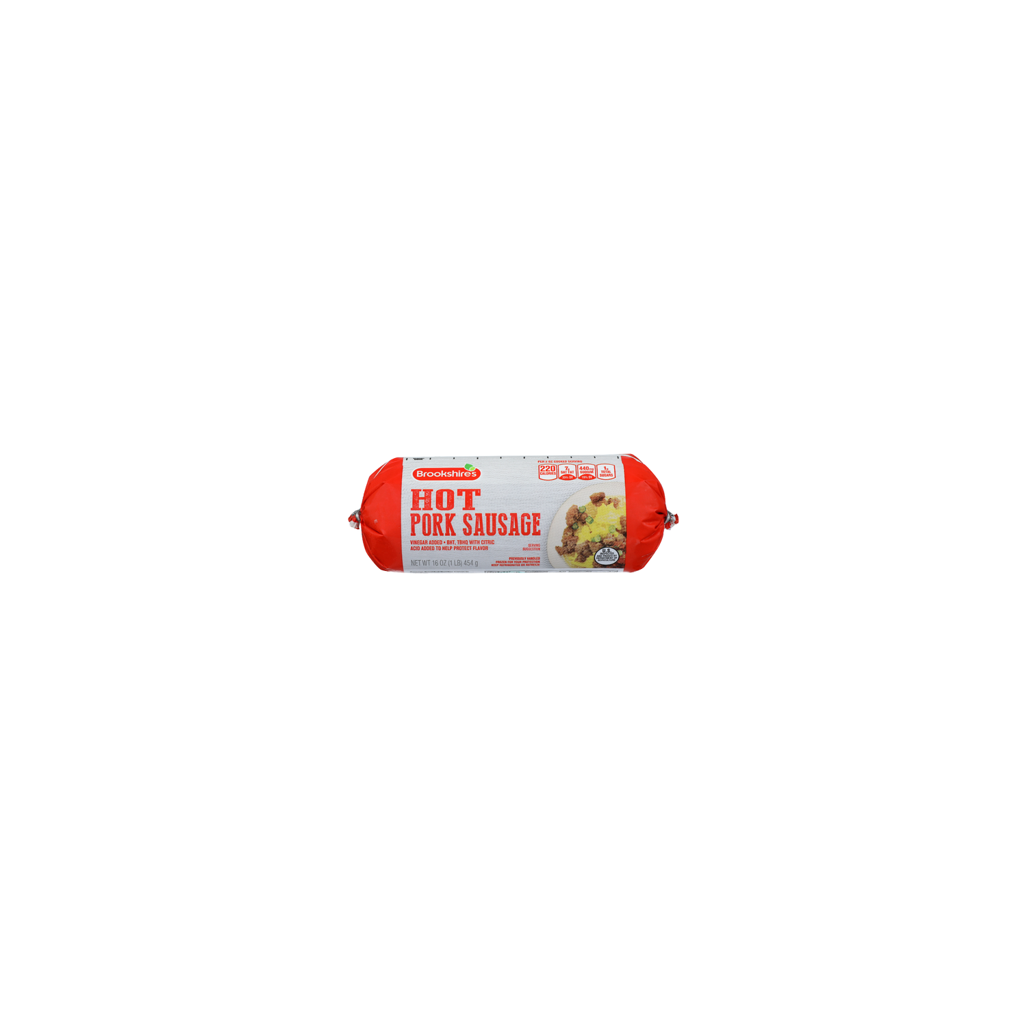 Brookshire's Hot Pork Breakfast Sausage - 16 Ounce Image 1 of 4
