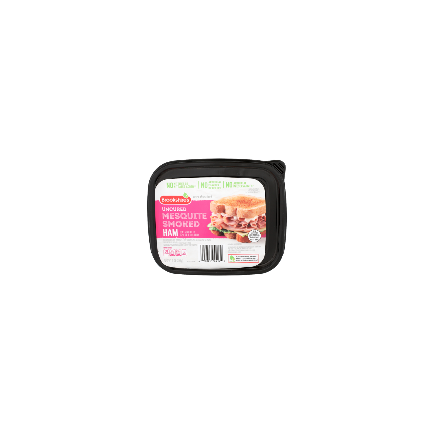 Brookshire's Uncured Mesquite Smoked Ham - 9 Ounce Image 1 of 4