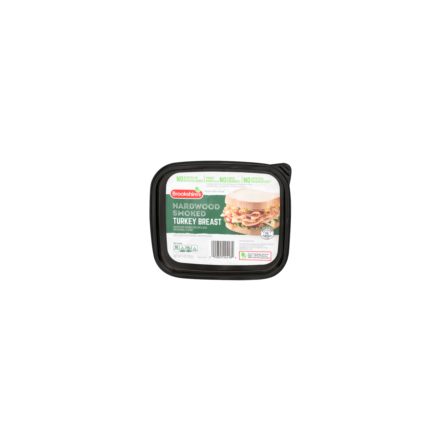 Brookshire's Extra Thin Sliced Hardwood Smoked Turkey Breast - 9 Ounce Image 1 of 4