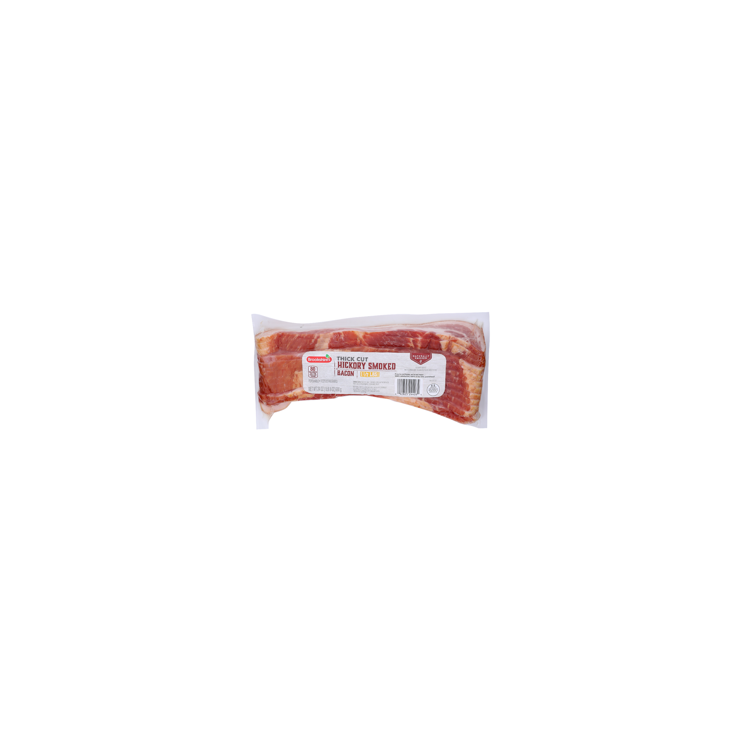 Brookshire's Thick Cut Hickory Smoked Bacon - 24 Ounce Image 1 of 4