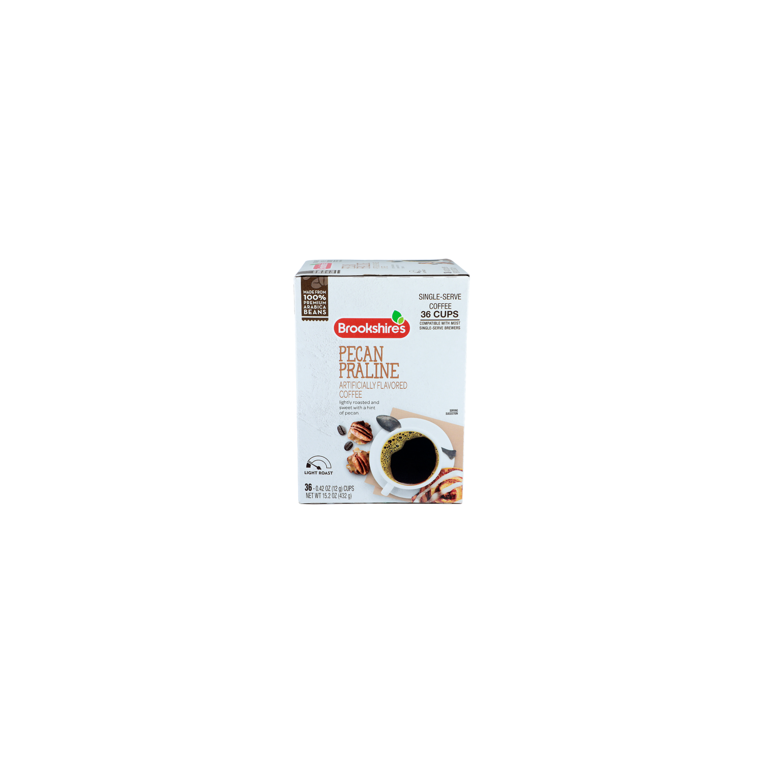 Brookshire's Single-Serve Pecan Praline Light Roast Coffee - 0.422 Ounce - 36 Count Image 1 of 3