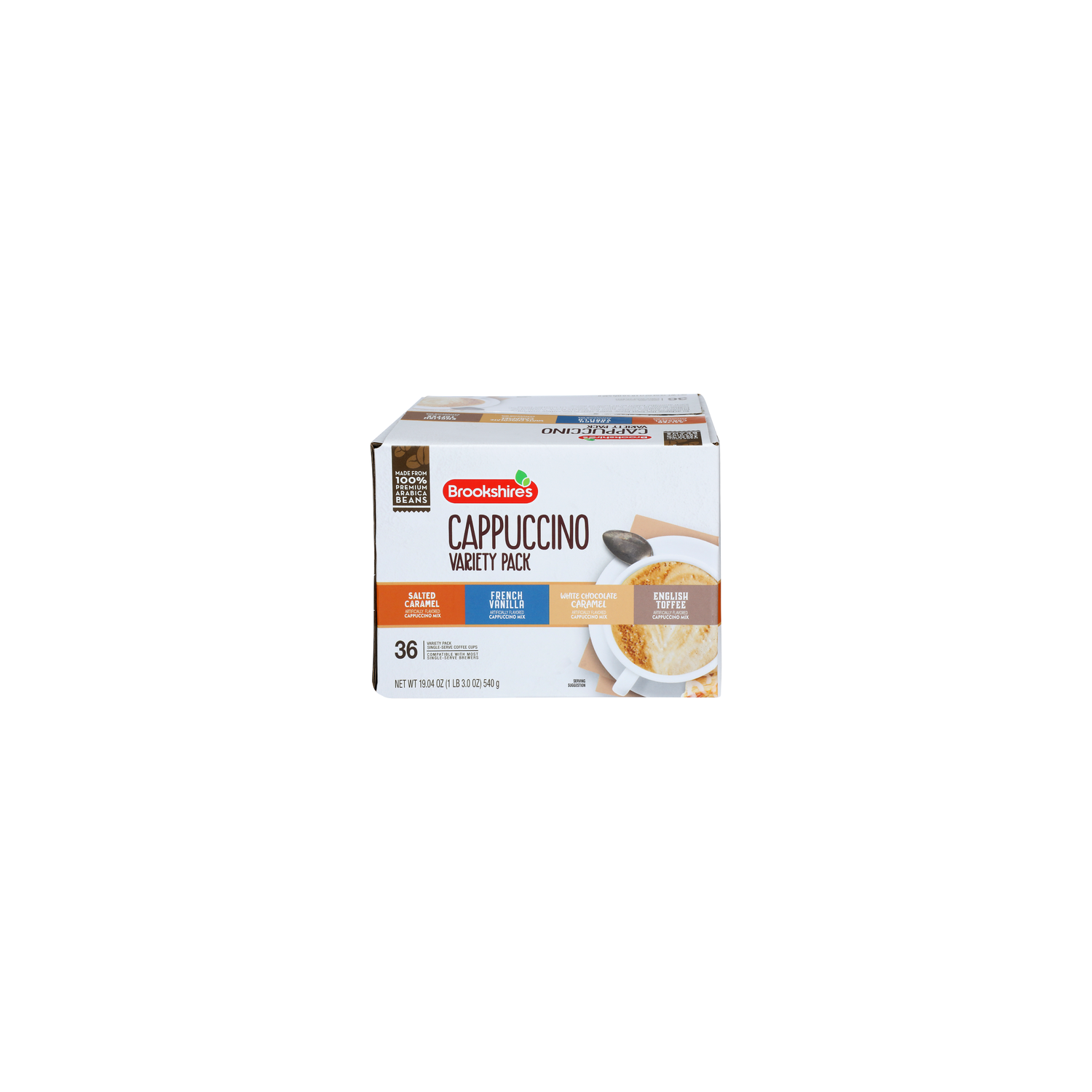 Brookshire's Single-Serve Cappuccino Variety Pack - 0.529 Ounce - 36 Count Image 1 of 4