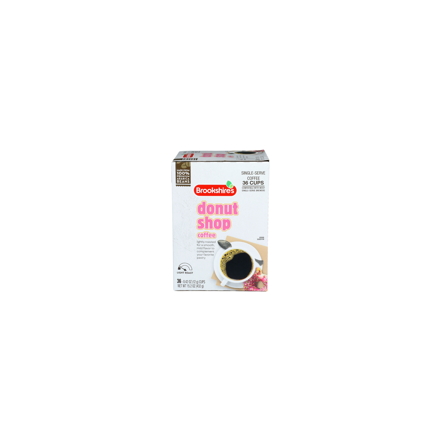 Brookshire's Single-Serve Donut Shop Light Roast Coffee - 0.422 Ounce - 36 Count Image 1 of 3